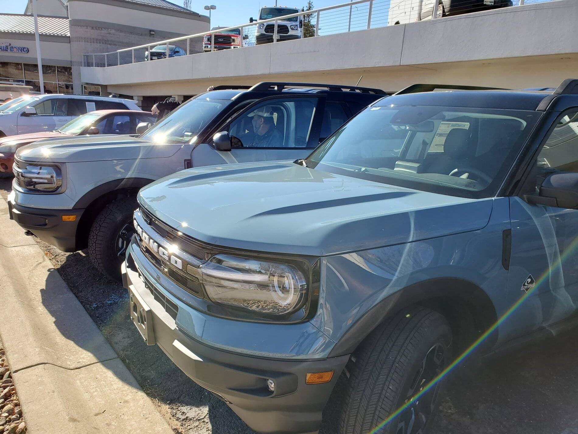 Ford Bronco Sport Area 51 vs Cactus Gray Bronco Sport side-by-side comparison 130024894_10224792990560802_8878240327345968956_o
