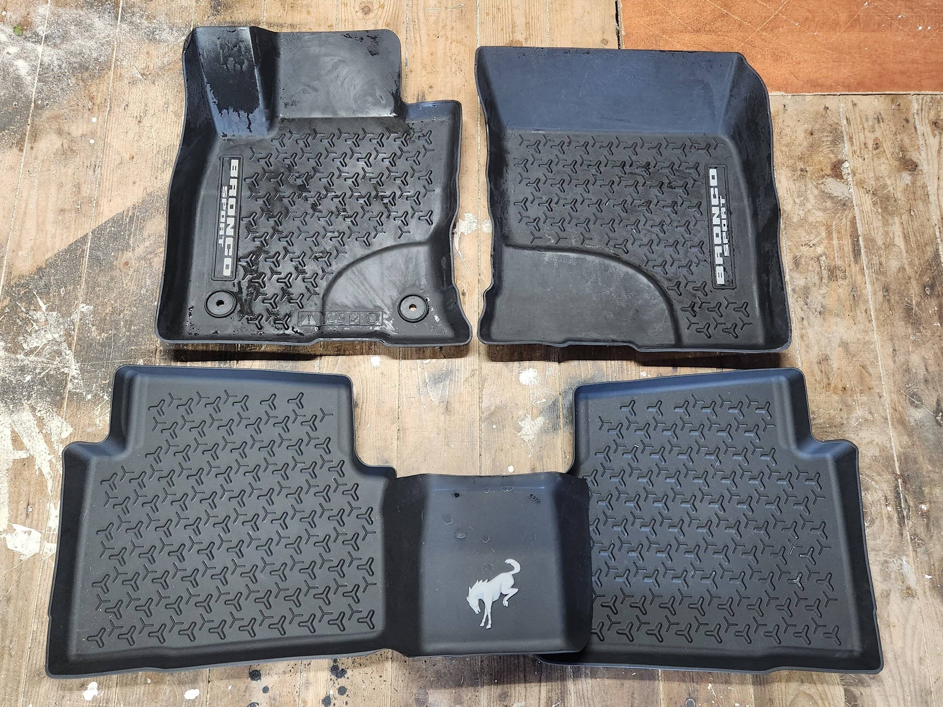 Ford Bronco Sport WeatherTech Window Deflectors and OEM Floor Liners 20230805_191741