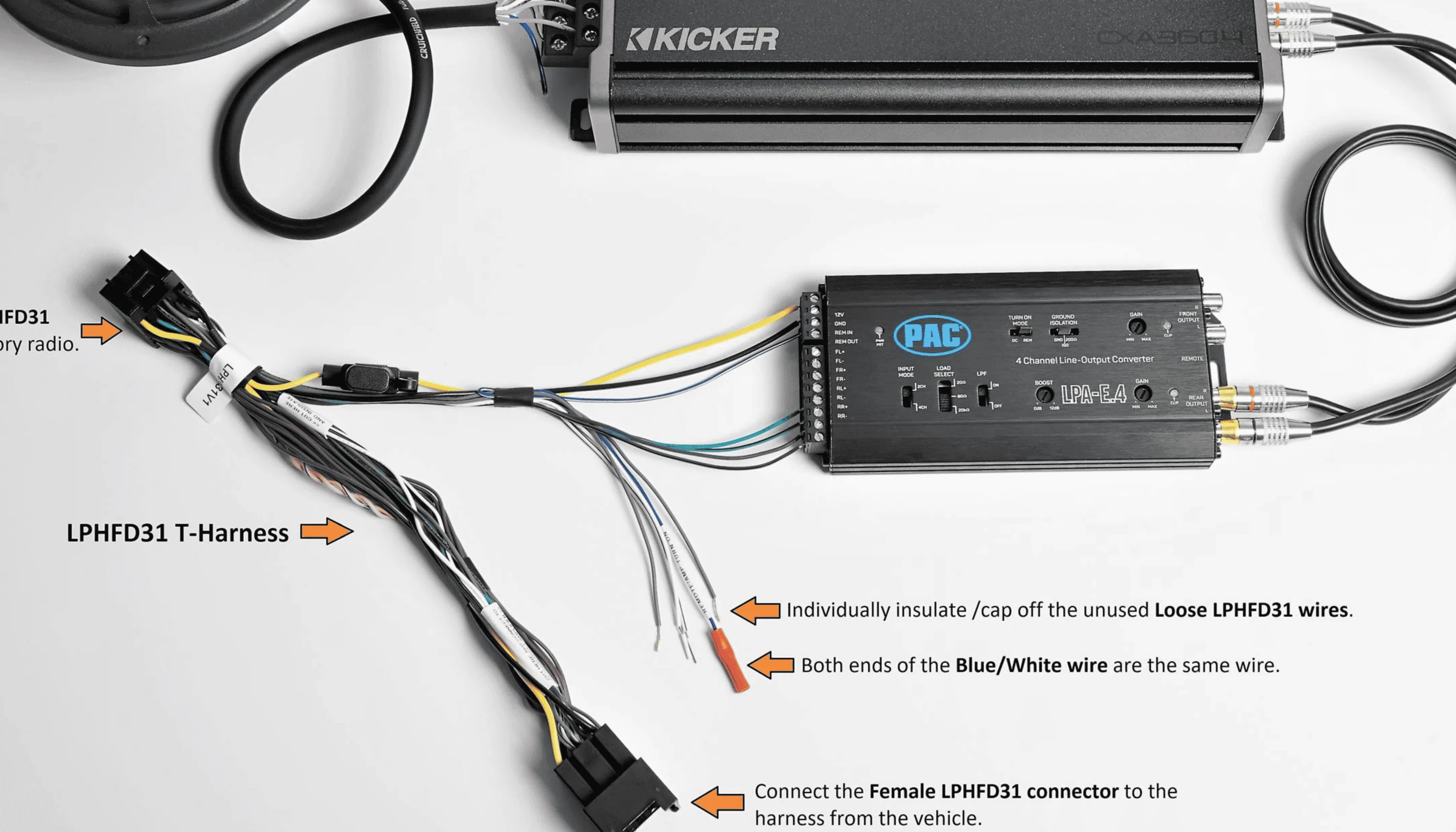 Ford Bronco Sport T harness for stereo amp 1692572373879