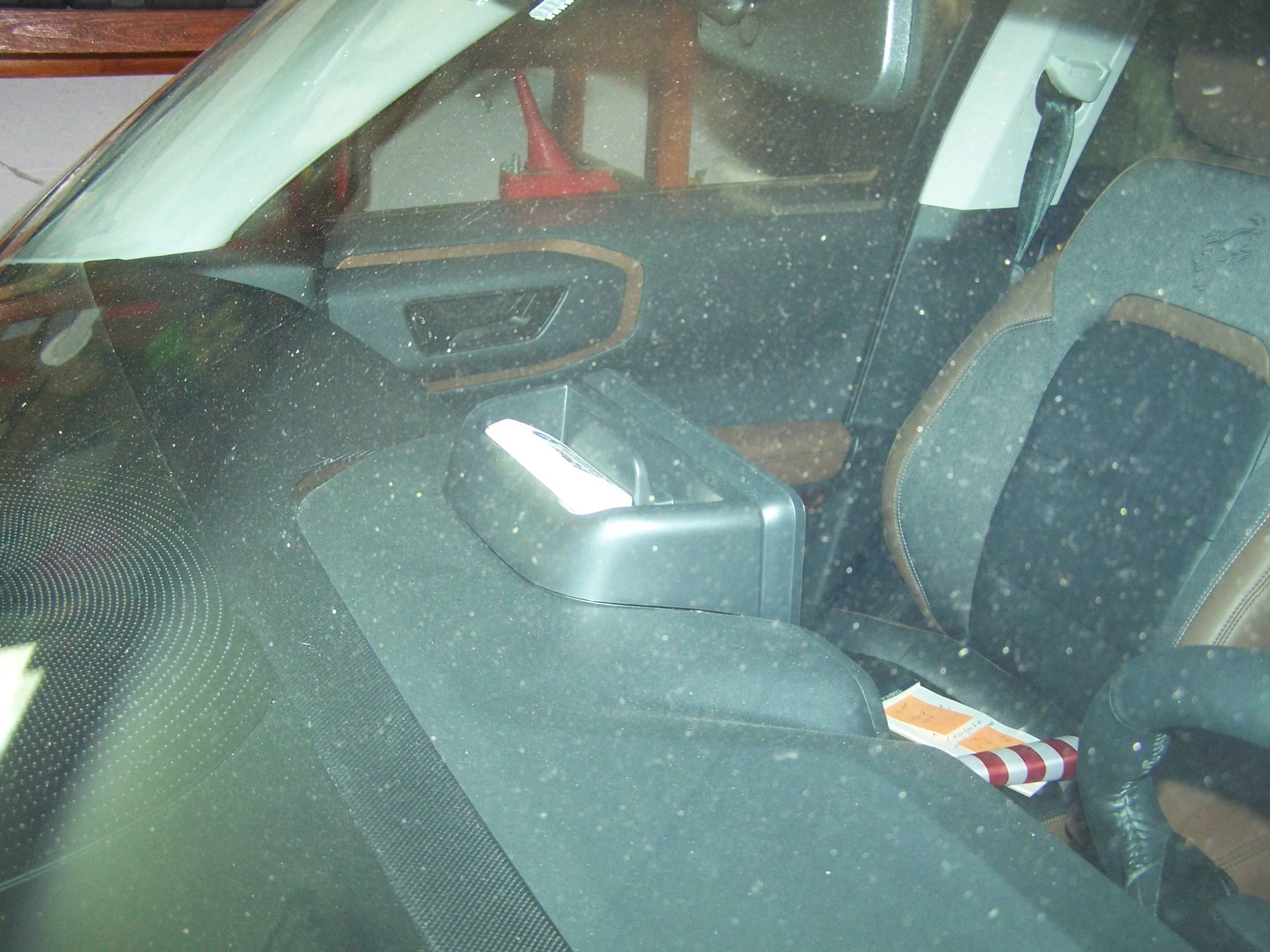 Ford Bronco Sport Suggestions for EZ-Pass tag placement. 100_6842