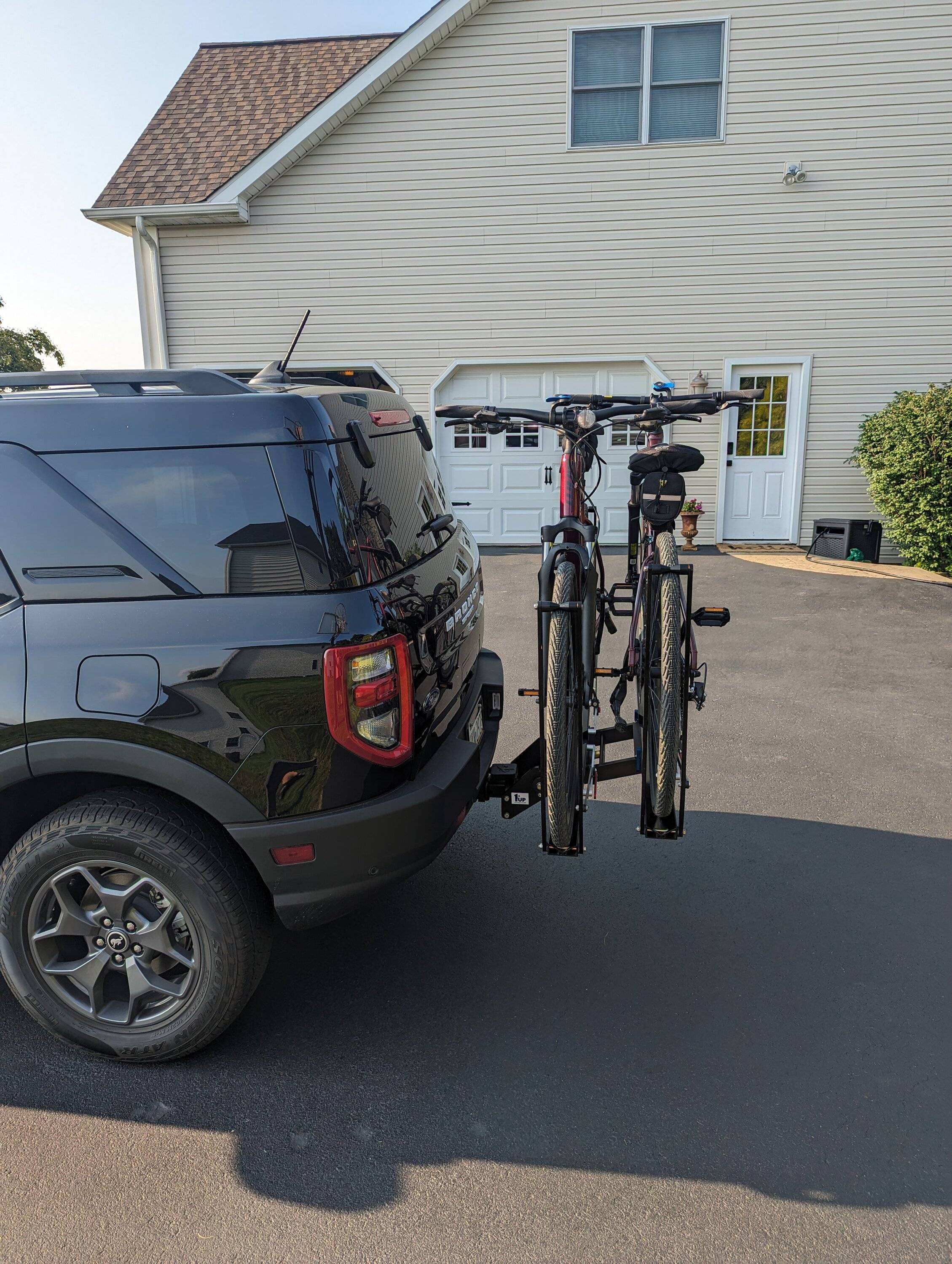 Ford Bronco Sport Anyone use the 1UP USA BIKE RACK? PXL_20230805_122054042