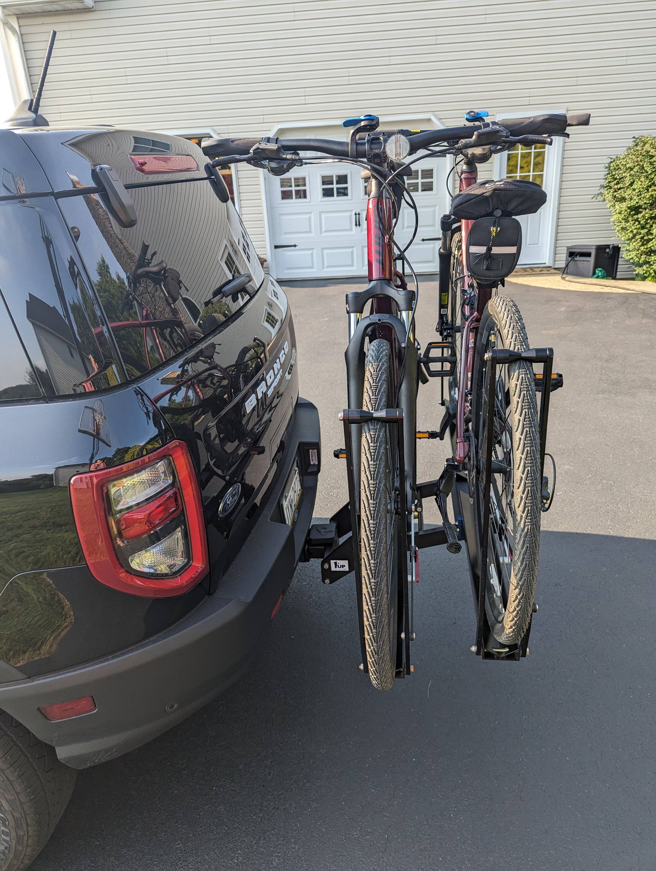 Ford Bronco Sport Anyone use the 1UP USA BIKE RACK? PXL_20230805_122044911
