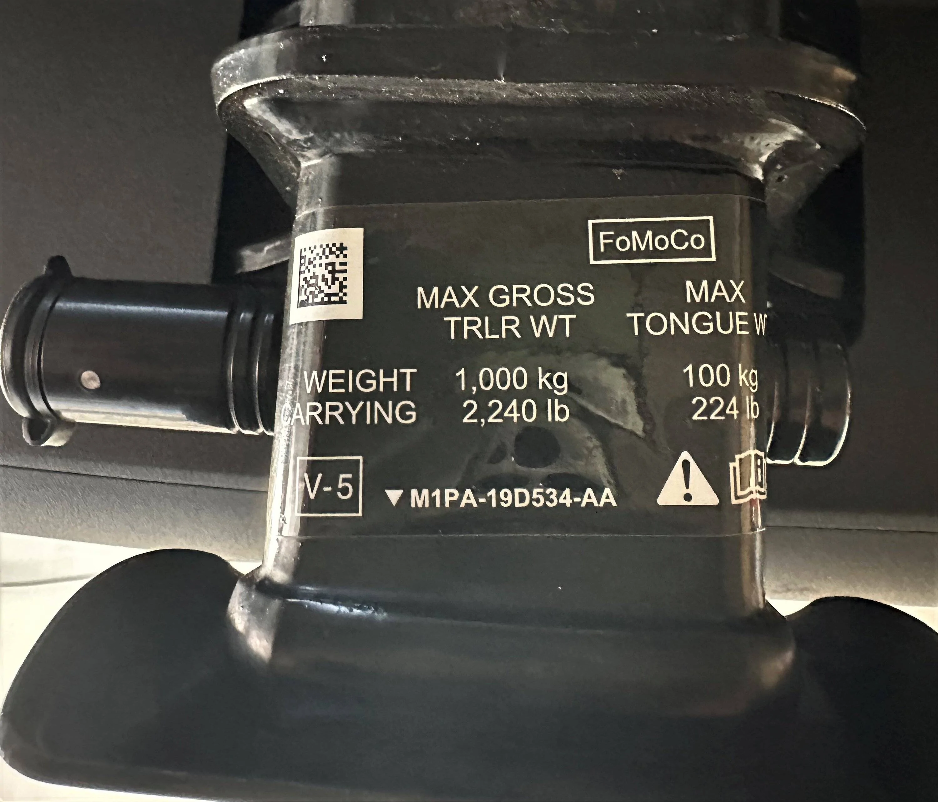 Ford Bronco Sport Best "NON-straight-from-the-factory" Hitch TOW HITCH TAG 1