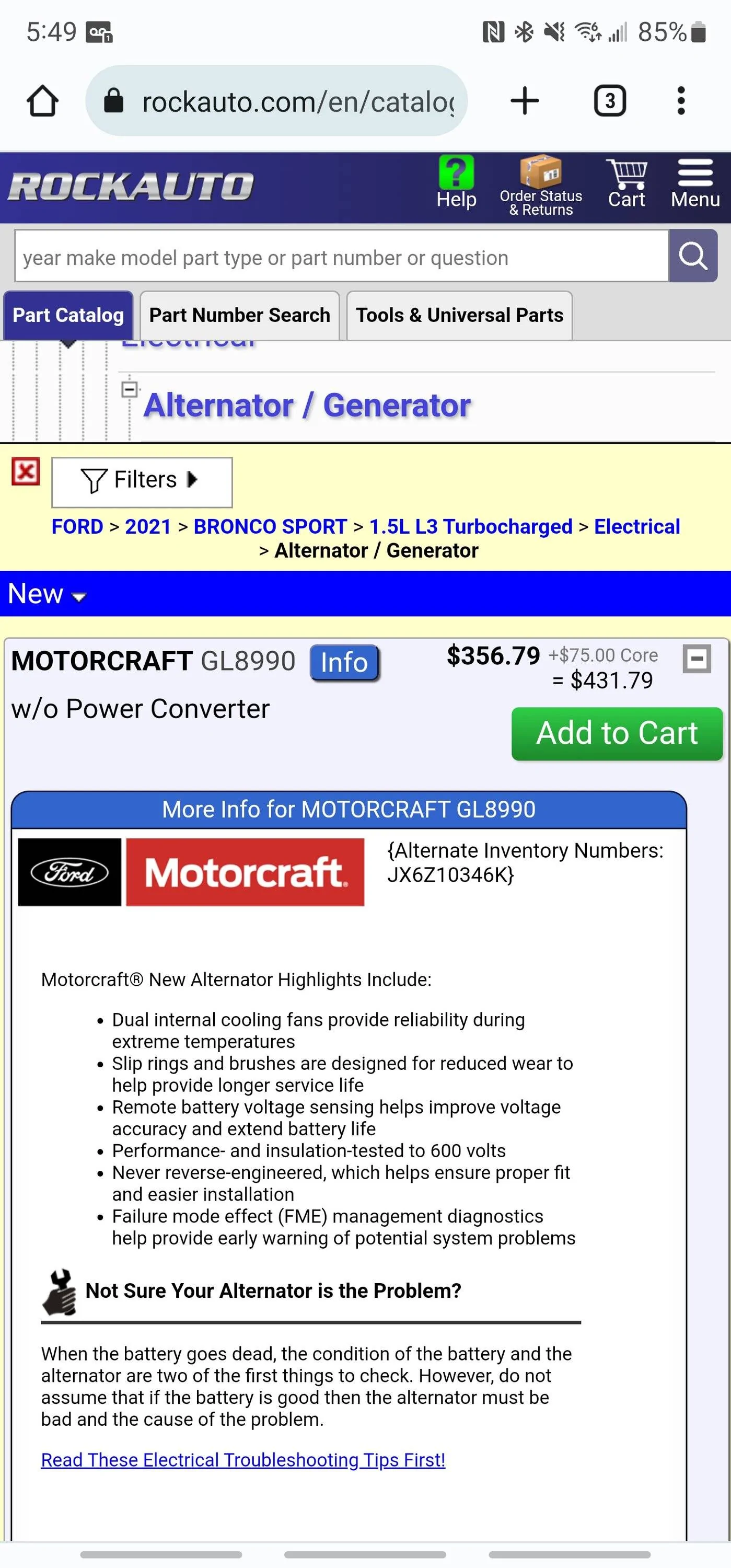 Ford Bronco Sport Having some serious buyers remorse... Probably my last Ford... Screenshot_20230826_174916_Chrom