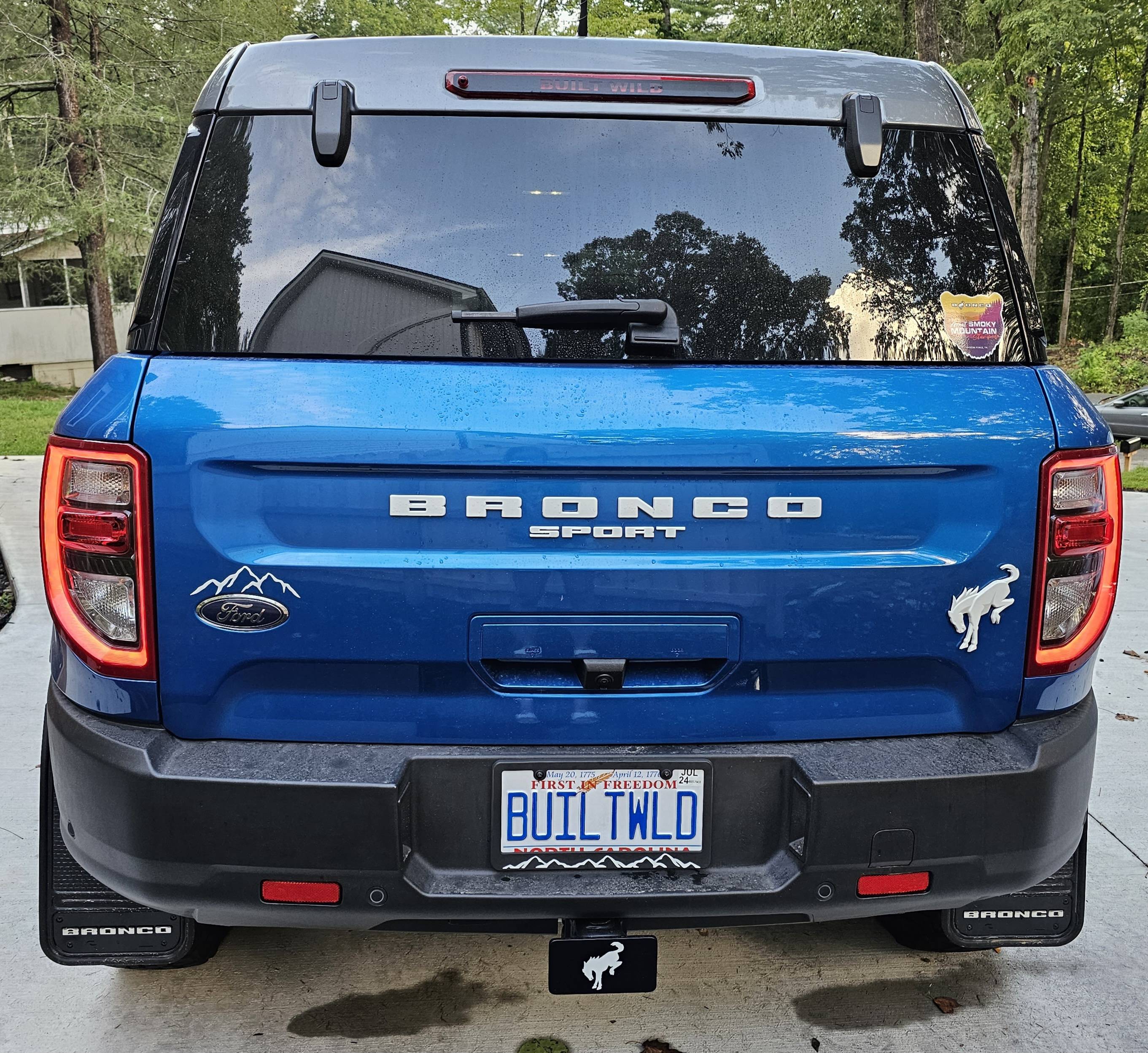 Ford Bronco Sport (POLL) Help me decide on a personalized plate! 20230828_190822