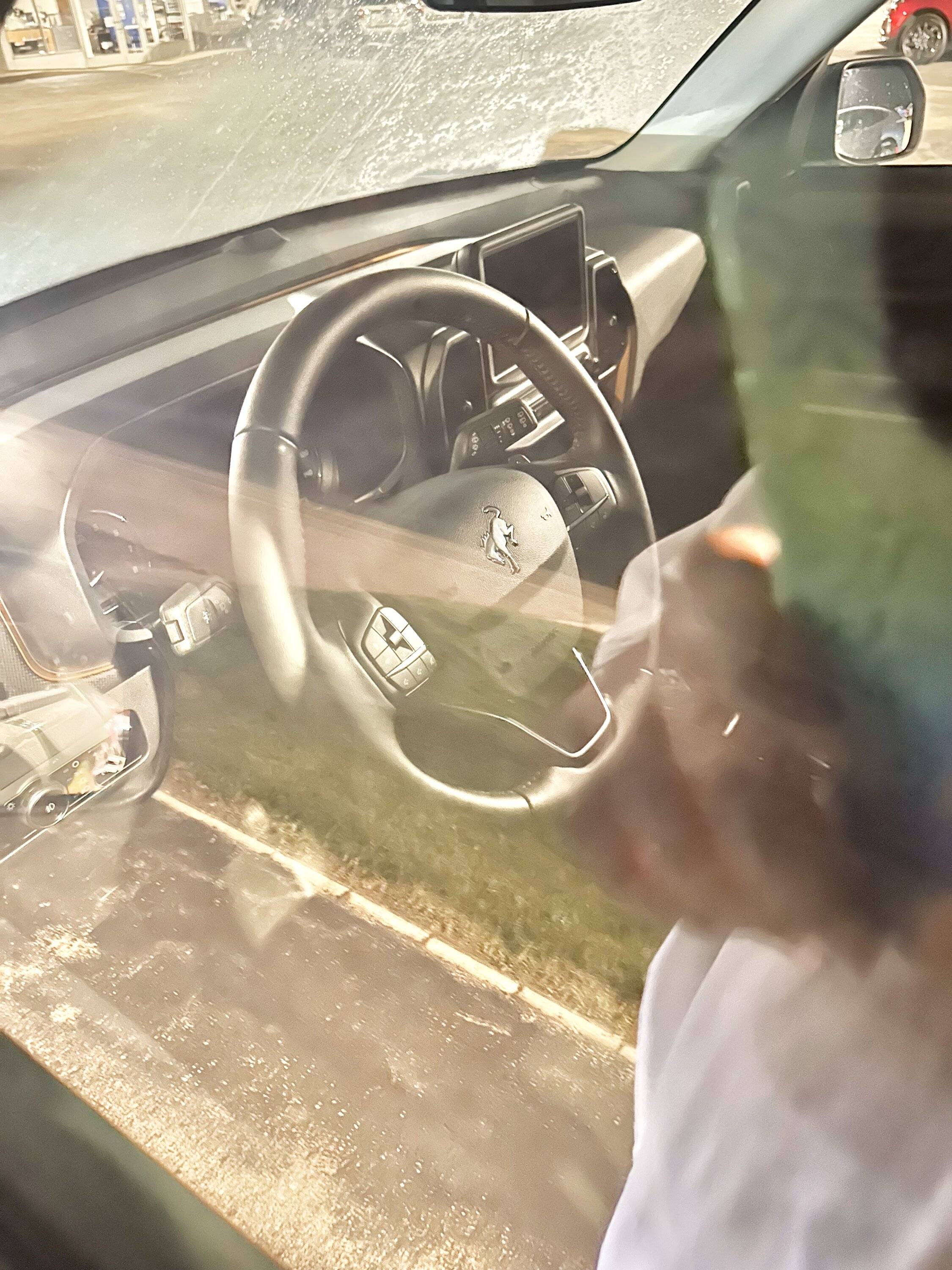 Ford Bronco Sport Leather Wrapped Steering Wheel Questions IMG_7494