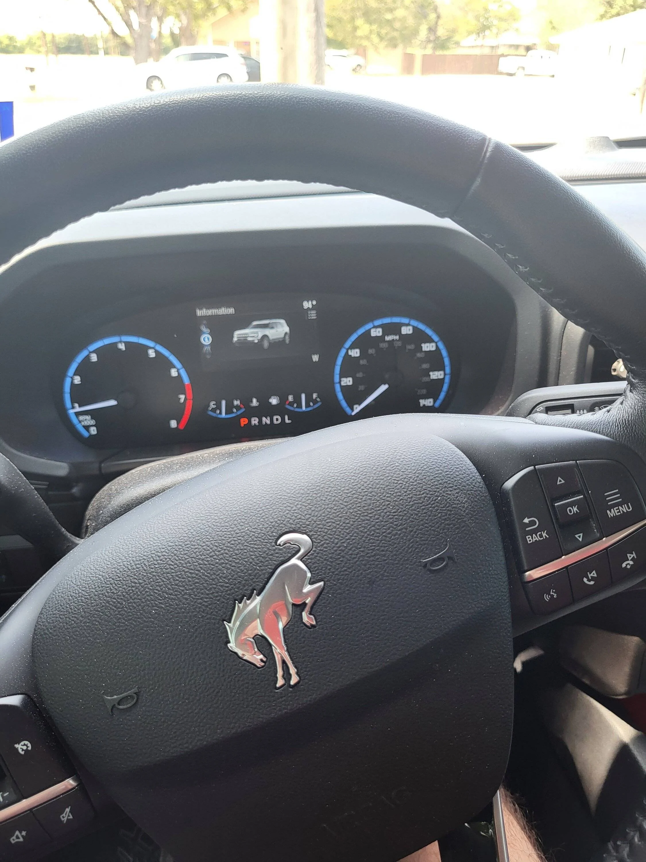 Ford Bronco Sport Leather Wrapped Steering Wheel Questions 20230901_132003