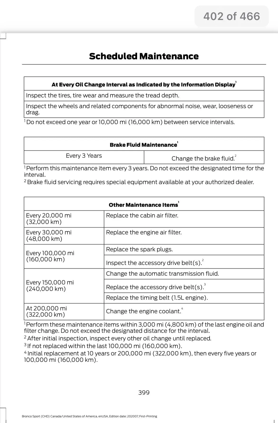 Ford Bronco Sport Timing Belt 1.5L Replacement IMG_4026
