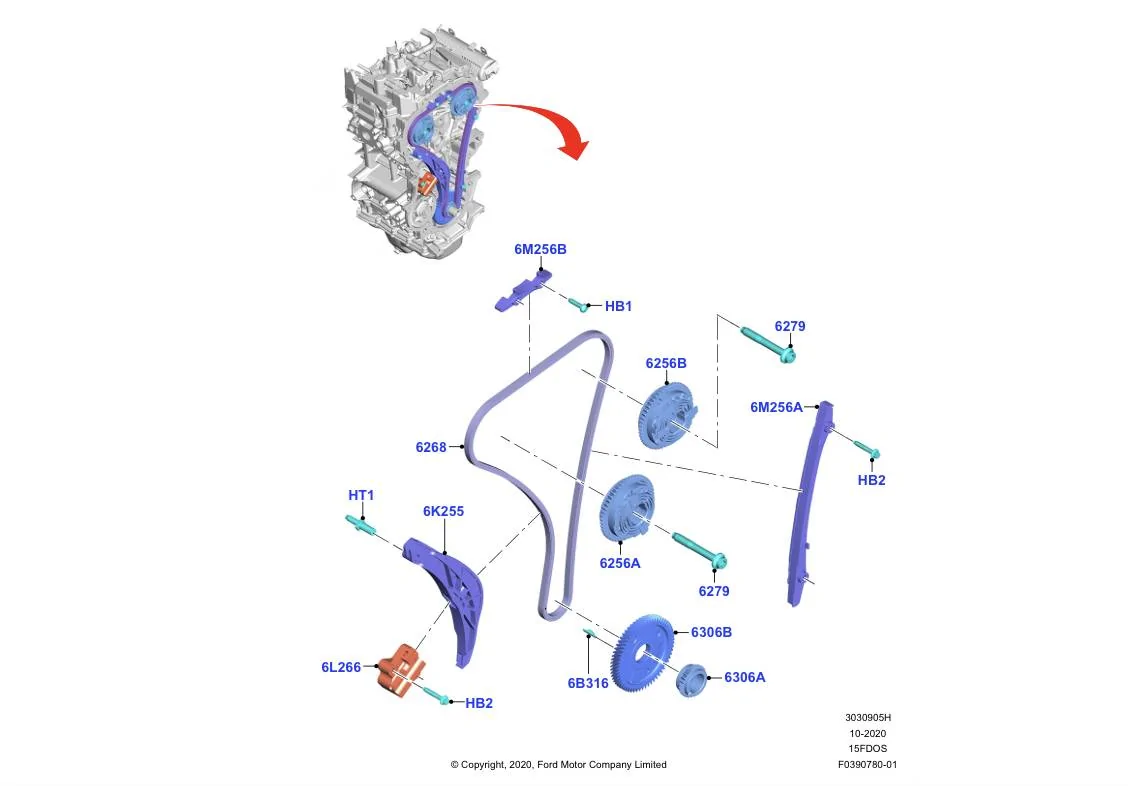 Ford Bronco Sport Timing Belt 1.5L Replacement IMG_0832