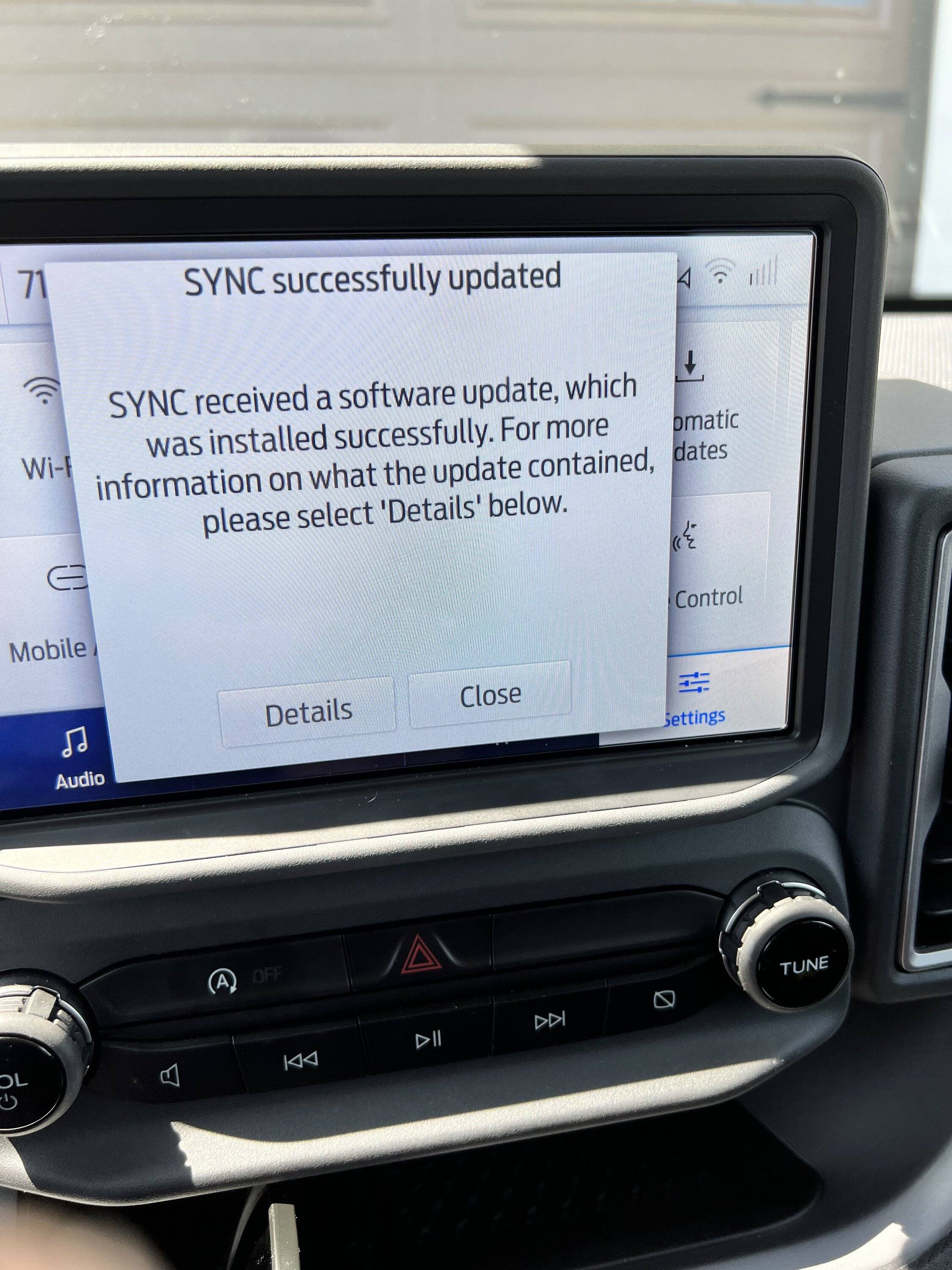 Ford Bronco Sport Sync 3.4 Build 23188 Now Available 9/2/23 IMG_4483