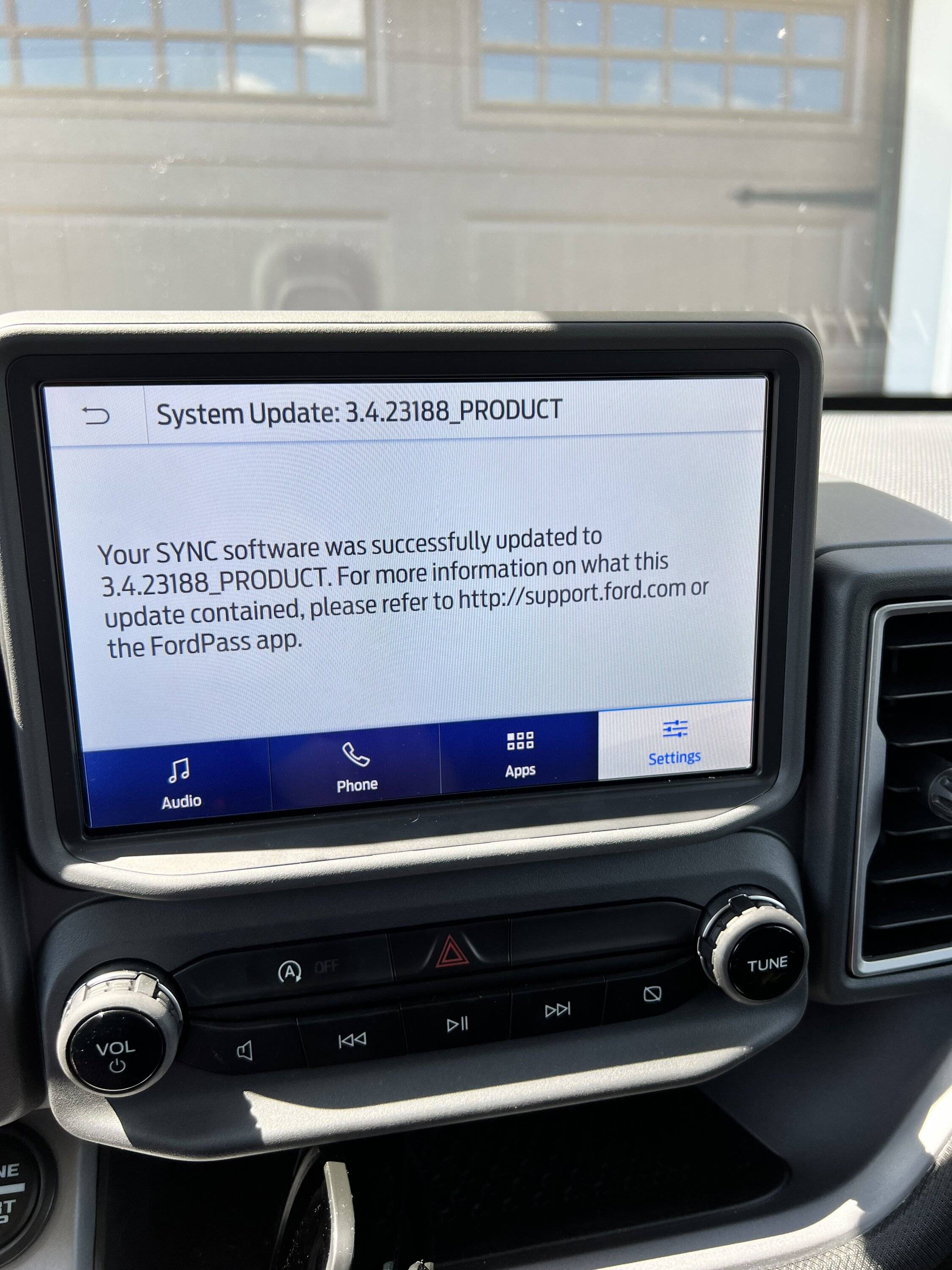 Ford Bronco Sport Sync 3.4 Build 23188 Now Available 9/2/23 IMG_4484
