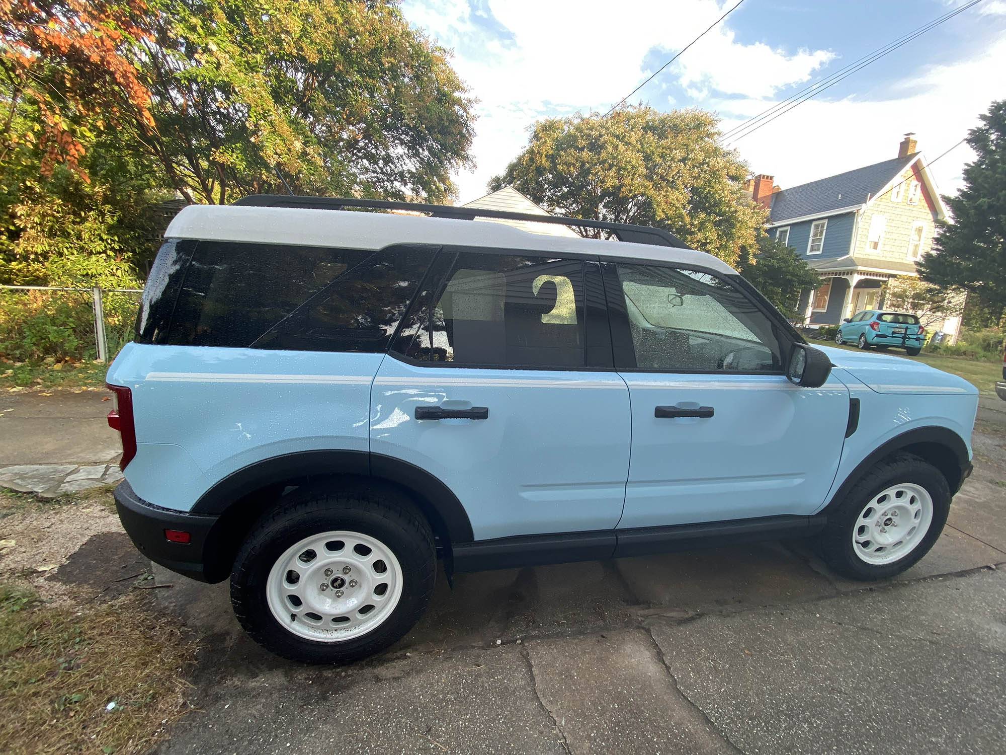 Ford Bronco Sport Tracking Fun! my baby