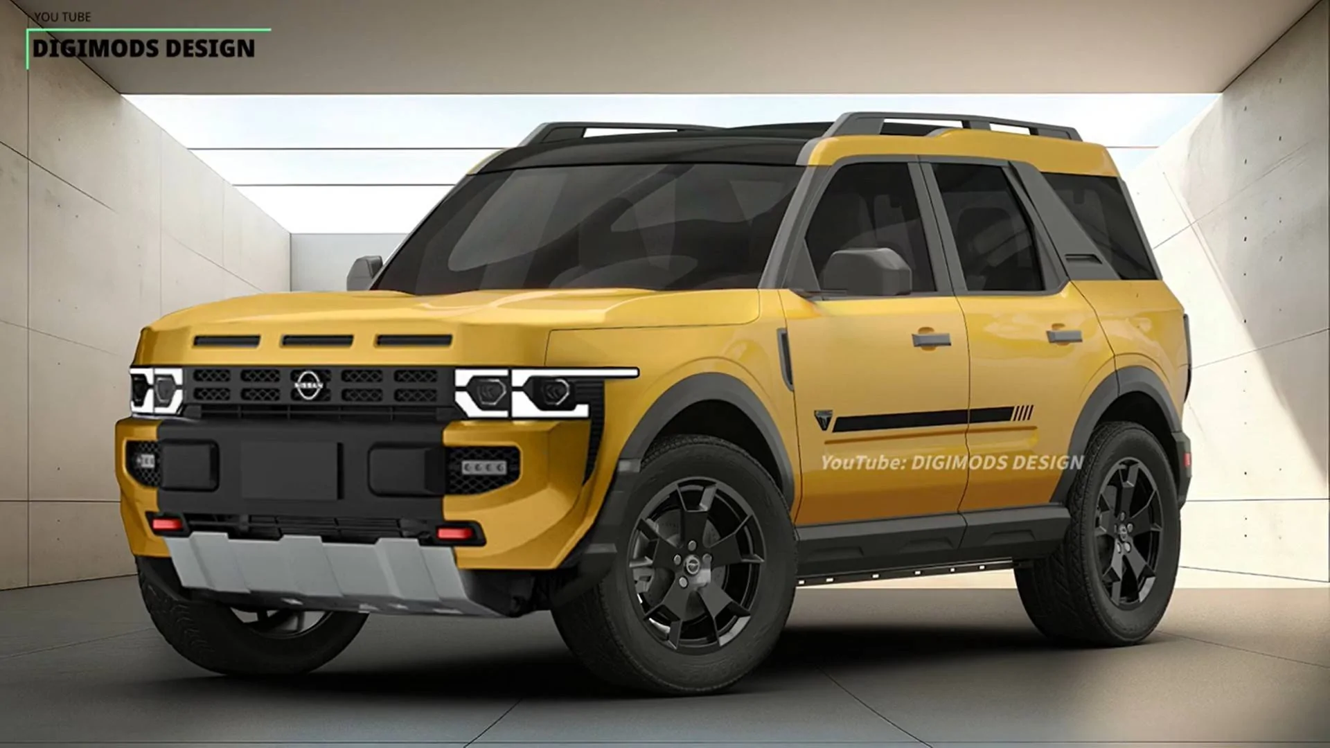 Ford Bronco Sport Artist-Created Competitior Concept: Third-Gen Nissan Xterra all-new-third-gen-nissan-xterra-looks-quirky-enough-to-scare-the-ford-bronco-sport_3
