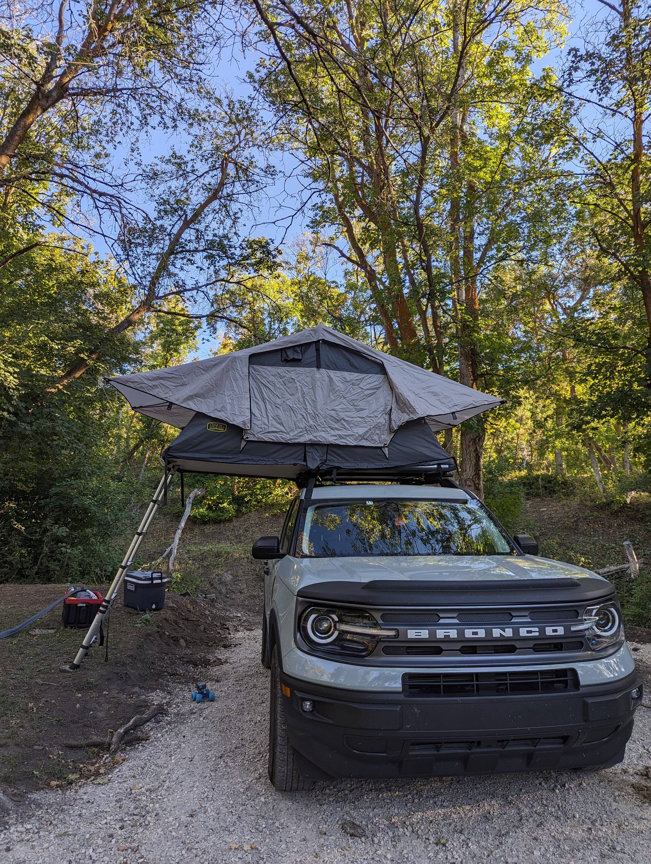 Ford Bronco Sport Mounting The Rooftop Tent Q's 1000012627