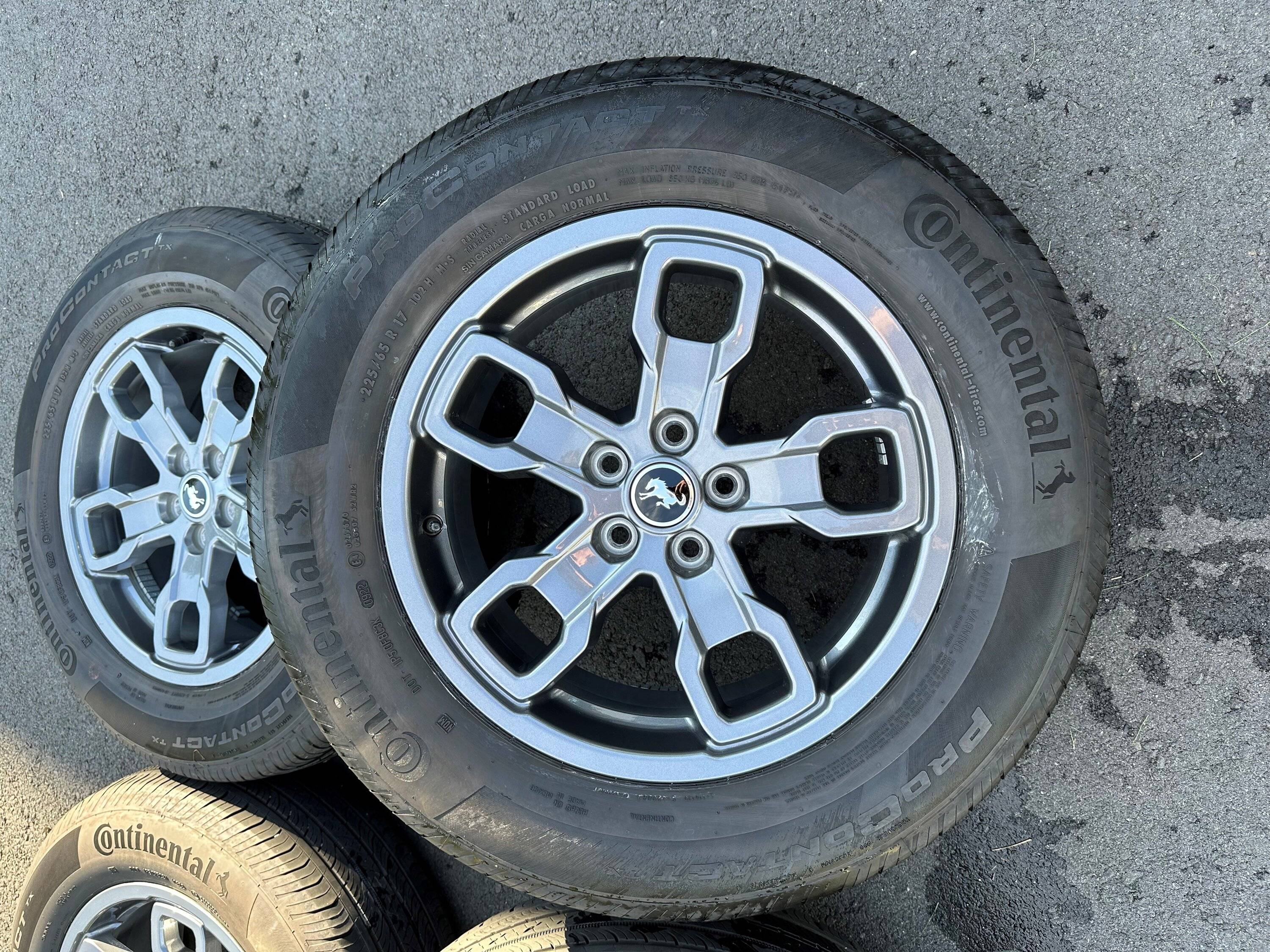 Ford Bronco Sport 2022 BIG BEND OEM WHEEL SET FOR SALE $450 tires3