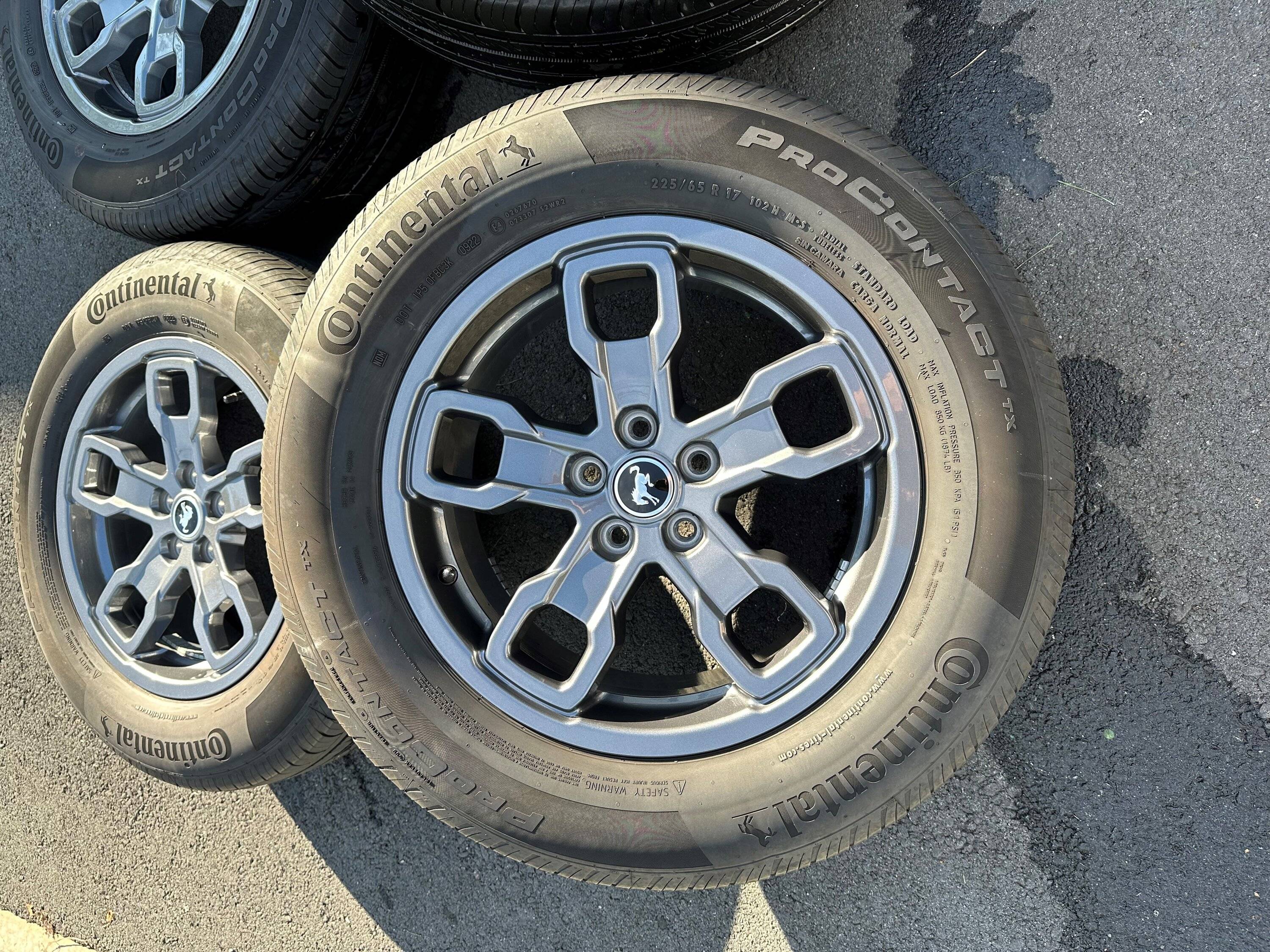 Ford Bronco Sport 2022 BIG BEND OEM WHEEL SET FOR SALE $450 tires4