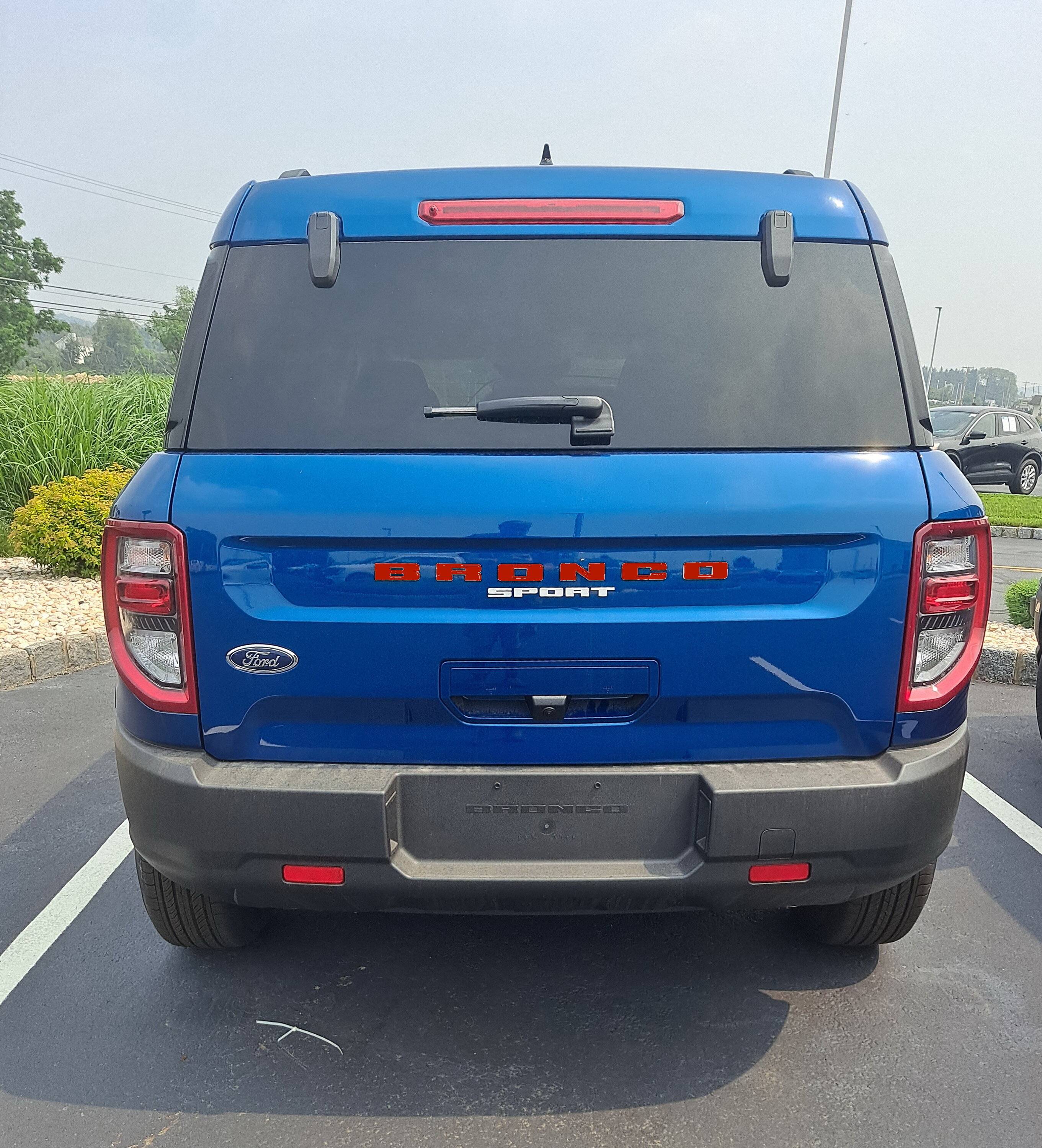 Ford Bronco Sport [VIDEO] Black Appearance Package and Free Wheeling Edition Bronco Sport 20230630_145352 Rear View Red accents