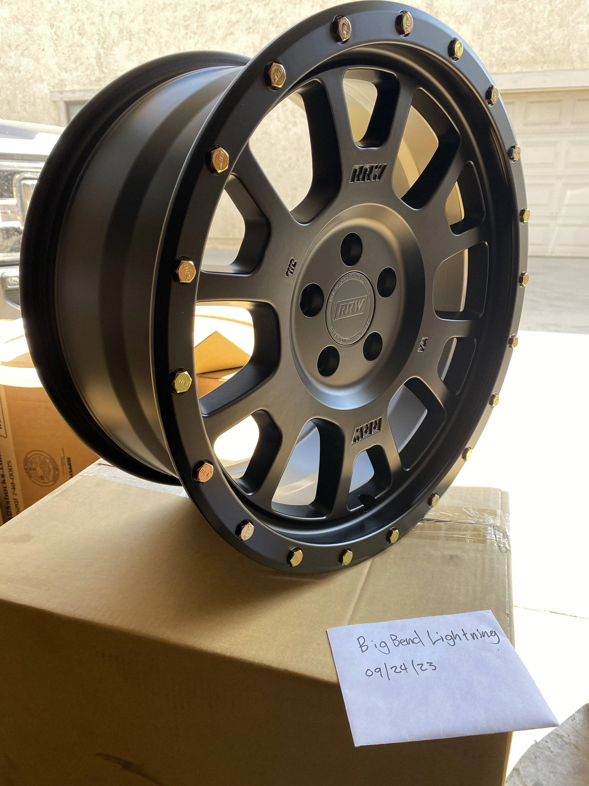 Ford Bronco Sport Set of 17x8 +32 RRW RR5-V (Matte Black) - $560 IMG_8015