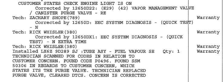 Ford Bronco Sport Code P0496 1697041383003