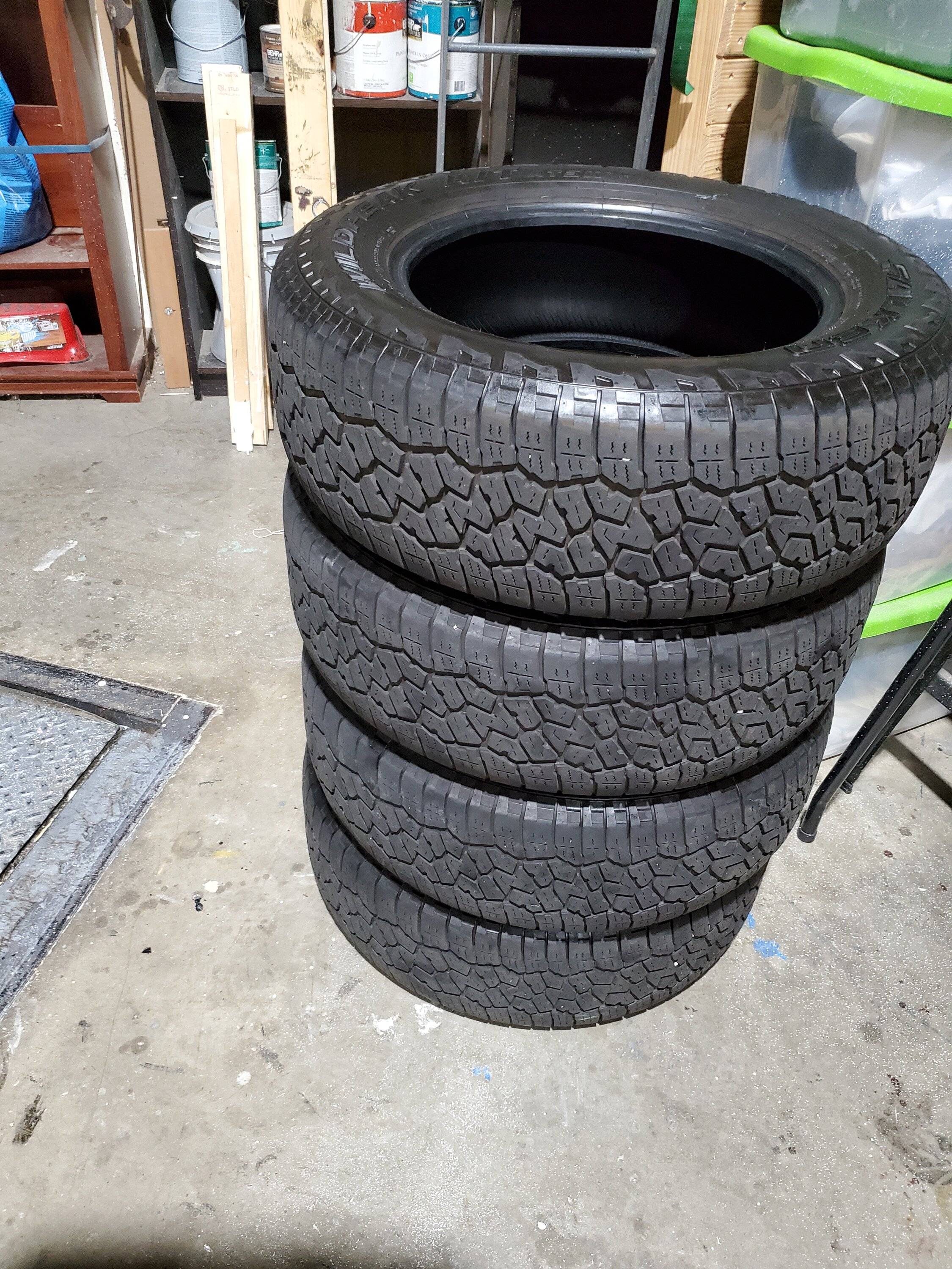 Ford Bronco Sport Used falken wildpeak A/3tw. 235/65/17 set of 4 $200 20231010_153802