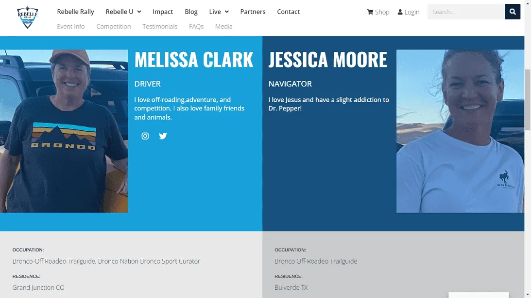 Ford Bronco Sport Rebelle Rally Bronco Sport Team #200 Built Wild rally 2