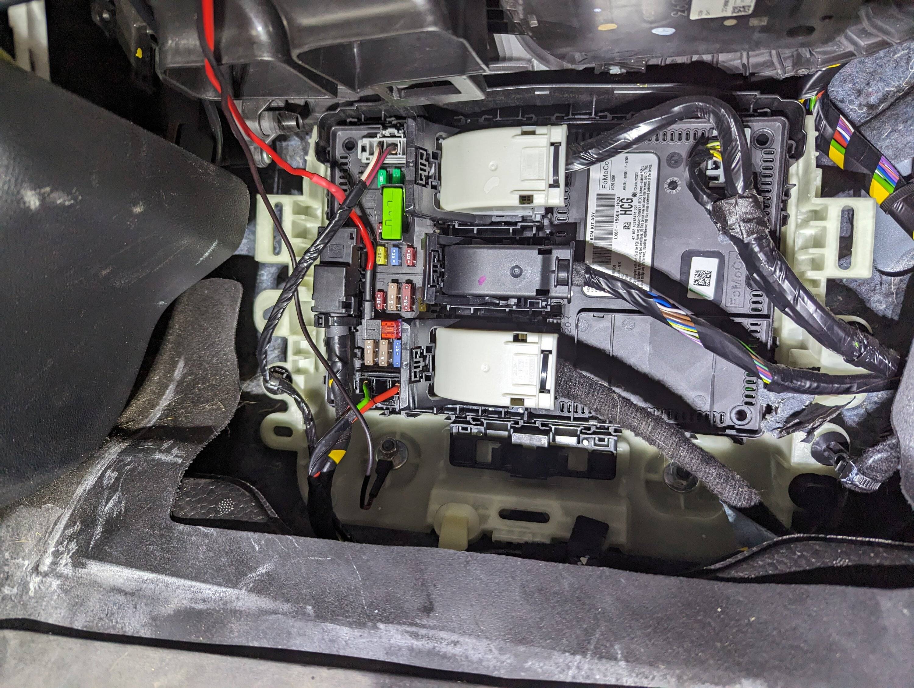 Ford Bronco Sport Transceiver Installation thread  (Ham, CB, GMRS). Radio unit and antenna installation on Bronco Sport PXL_20231027_220311557