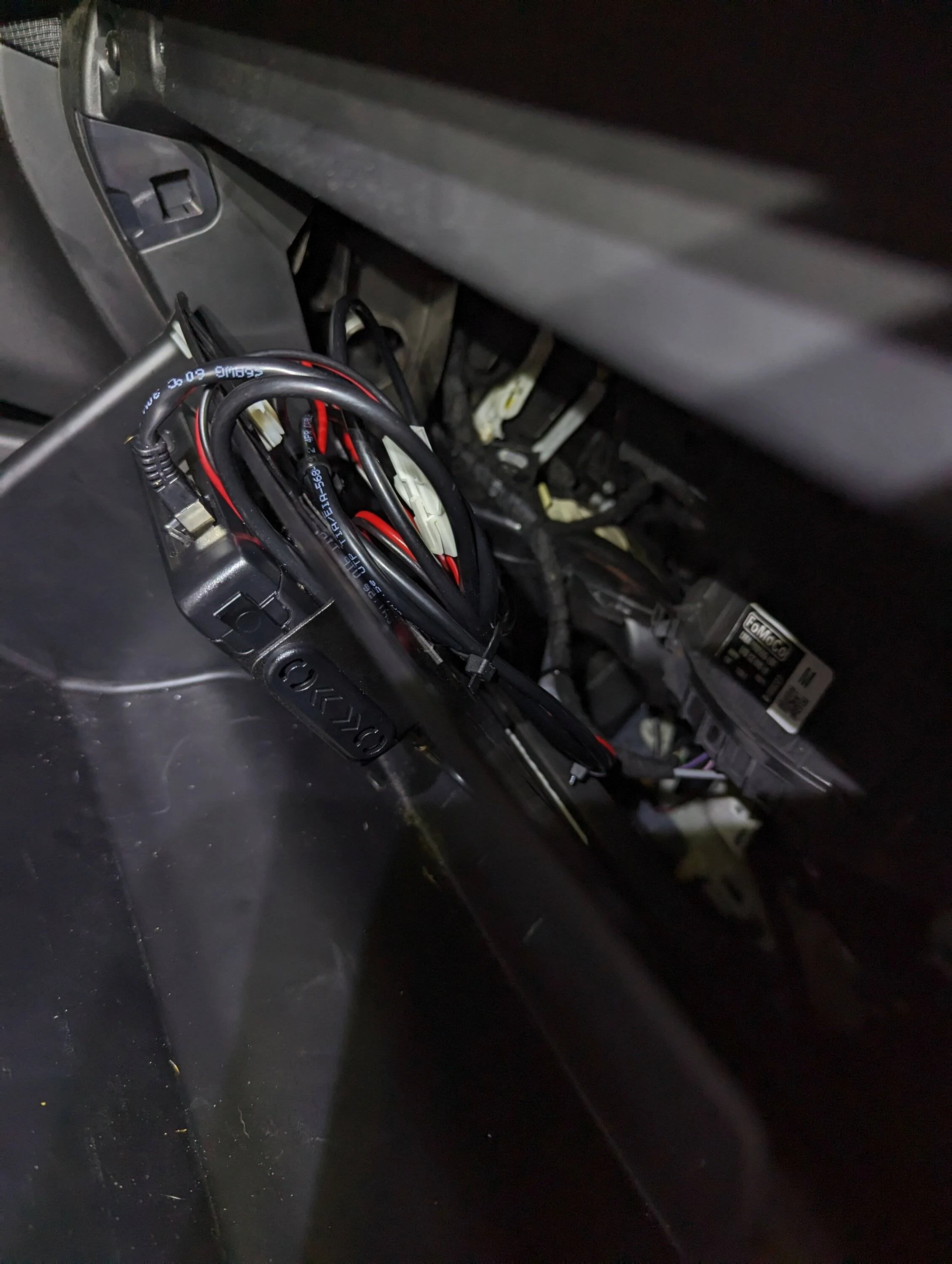 Ford Bronco Sport Transceiver Installation thread  (Ham, CB, GMRS). Radio unit and antenna installation on Bronco Sport PXL_20231027_220354791