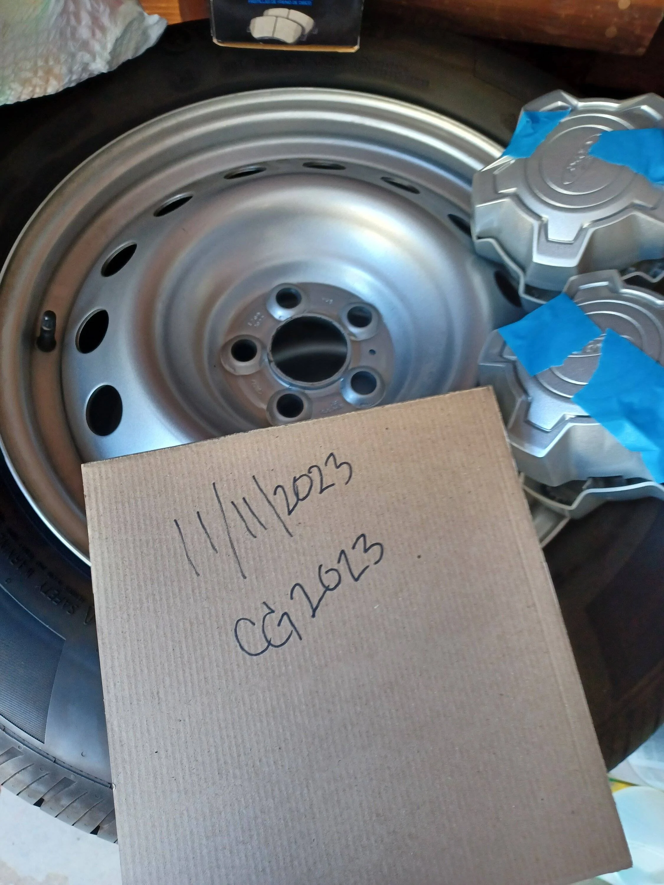 Ford Bronco Sport Maverick 17" steelies $350 obo (SoCal) 20231110_144301