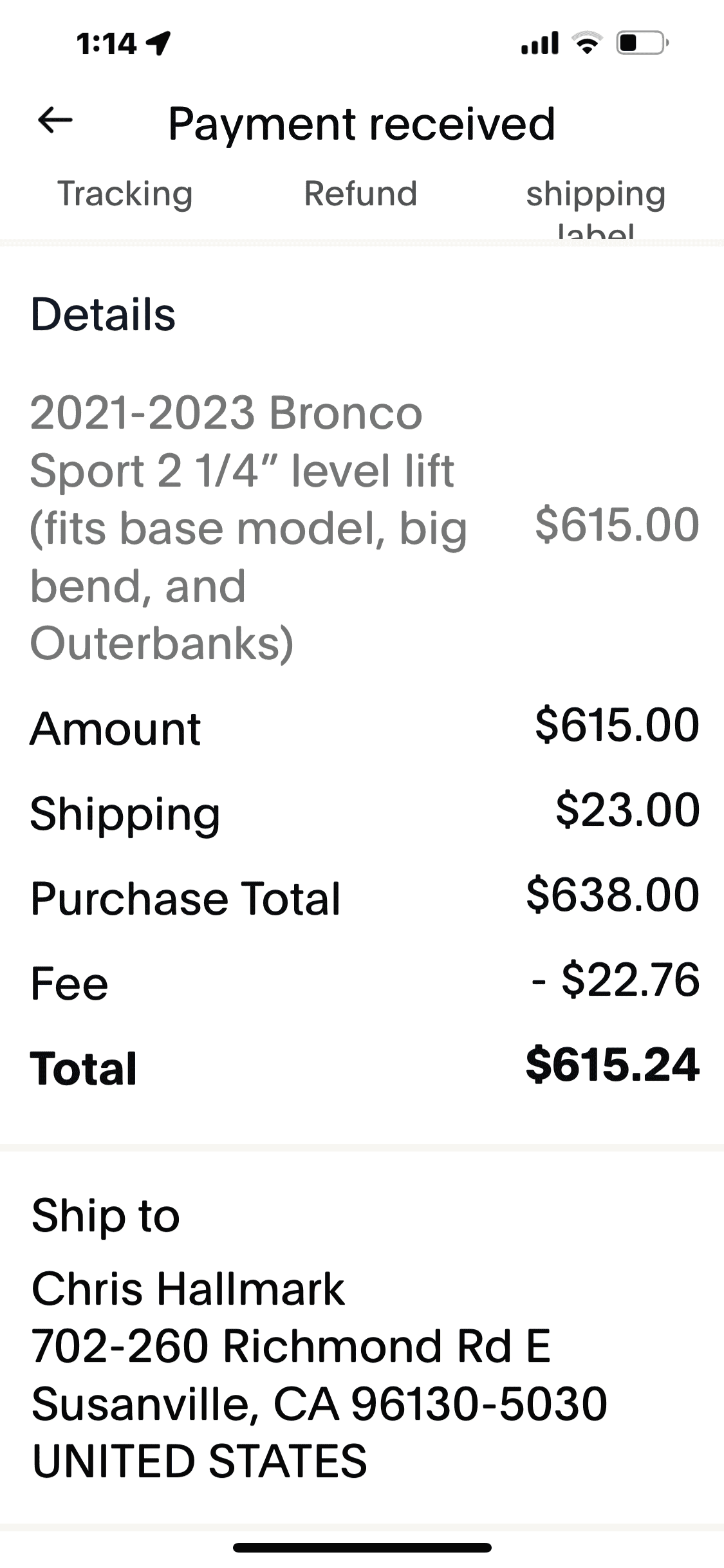 Ford Bronco Sport Lift kit Black Friday sale🇺🇸 IMG_4245