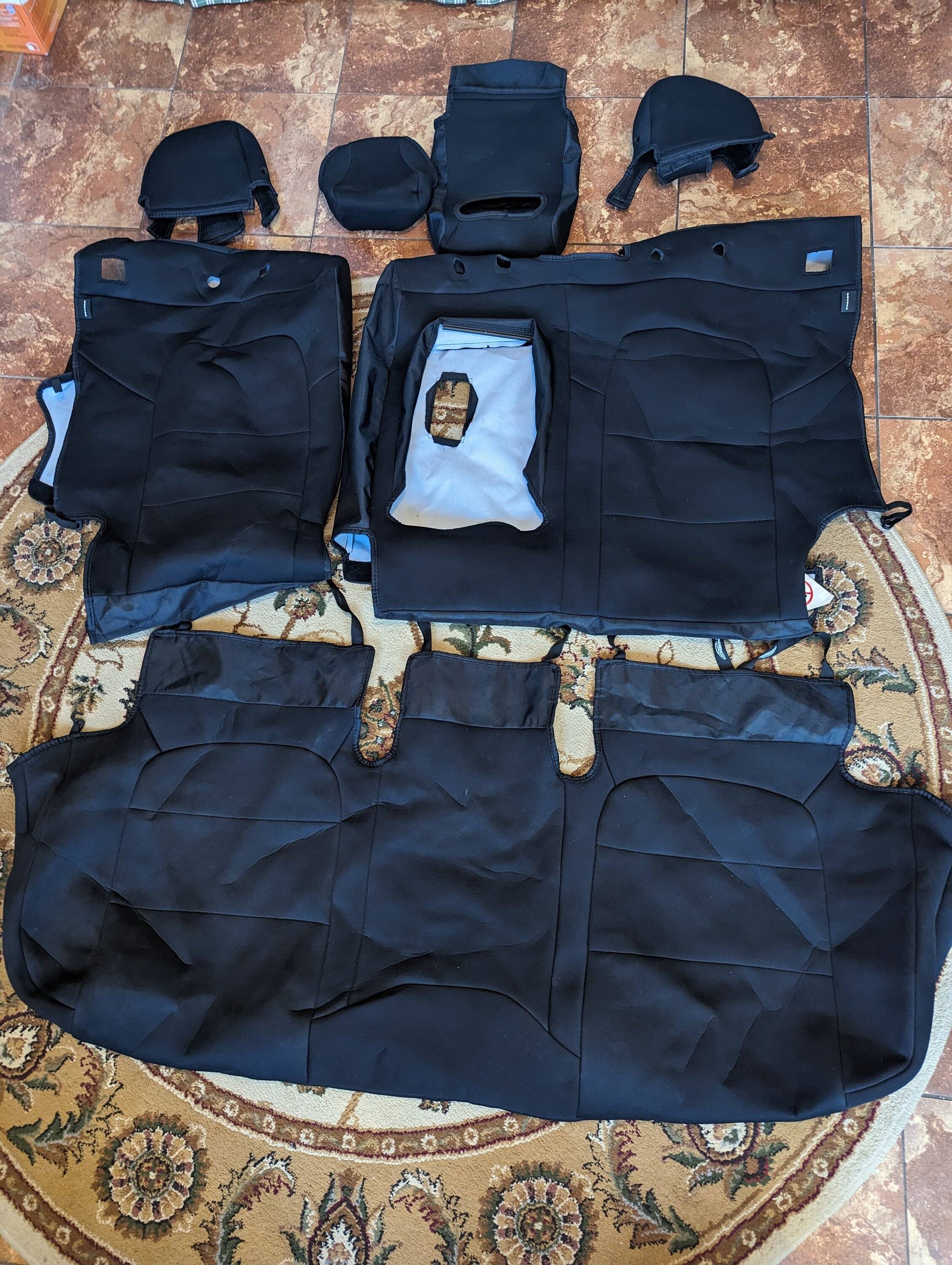 Ford Bronco Sport For Sale: Neoprene Rear Seat Cover Set by CoverKing USED PXL_20231122_203912326