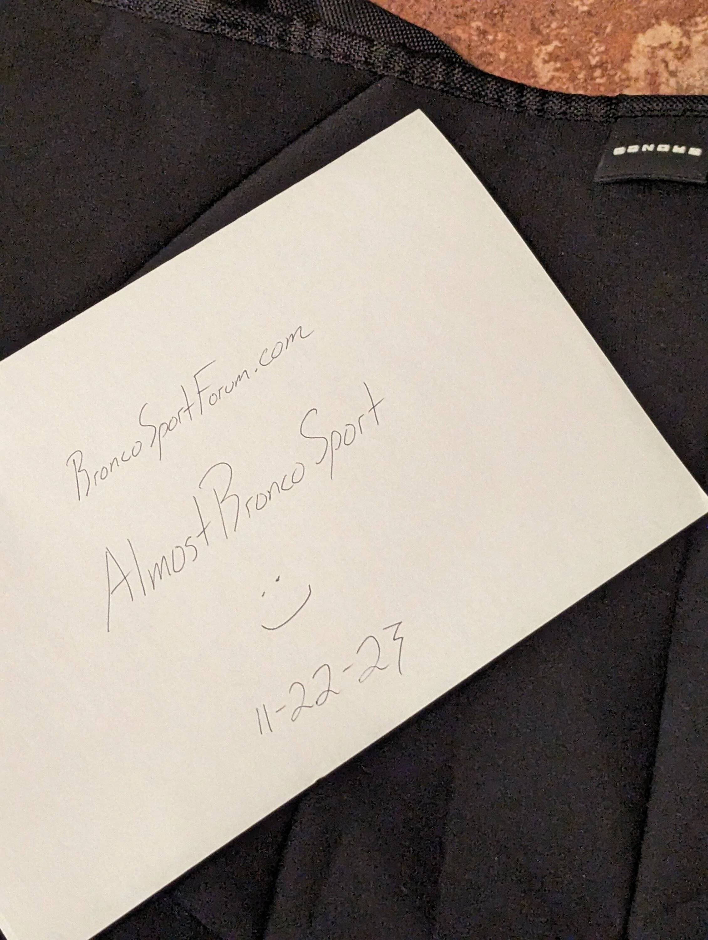 Ford Bronco Sport For Sale: Neoprene Rear Seat Cover Set by CoverKing USED PXL_20231122_221144800