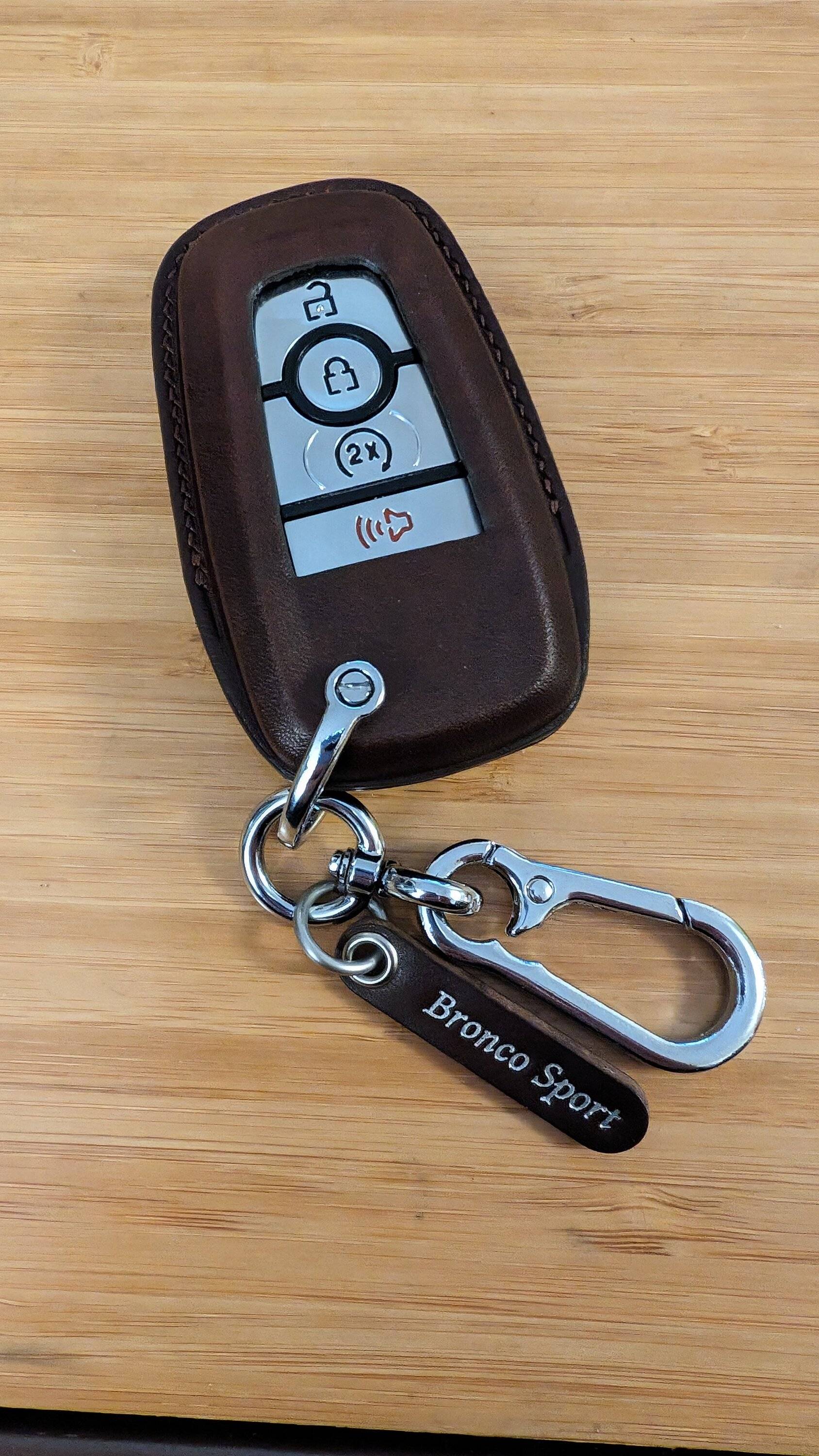 Ford Bronco Sport Leather key fob cover IMG_0029