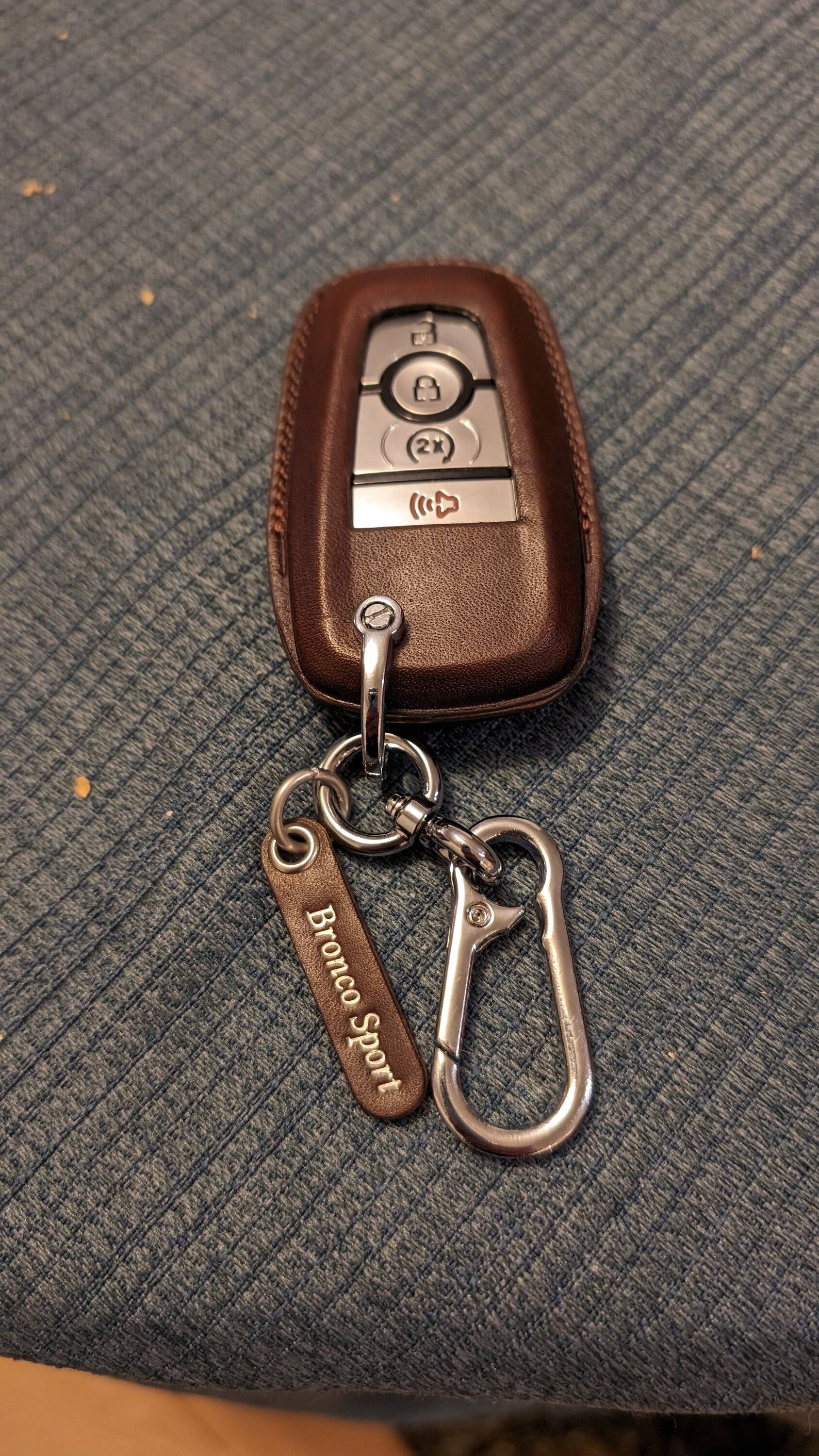 Ford Bronco Sport Leather key fob cover IMG_0030