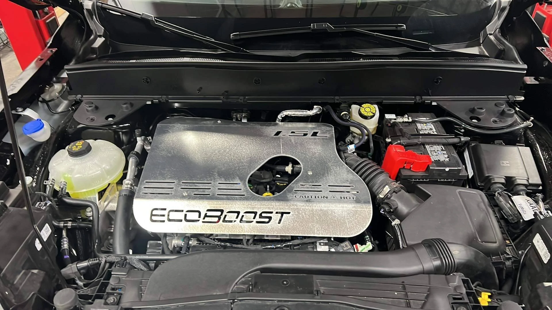 Ford Bronco Sport Sneak peek at a prototype engine cover for the 2.0L (Badlands, etc.) and for the 1.5L Models IMG_9141