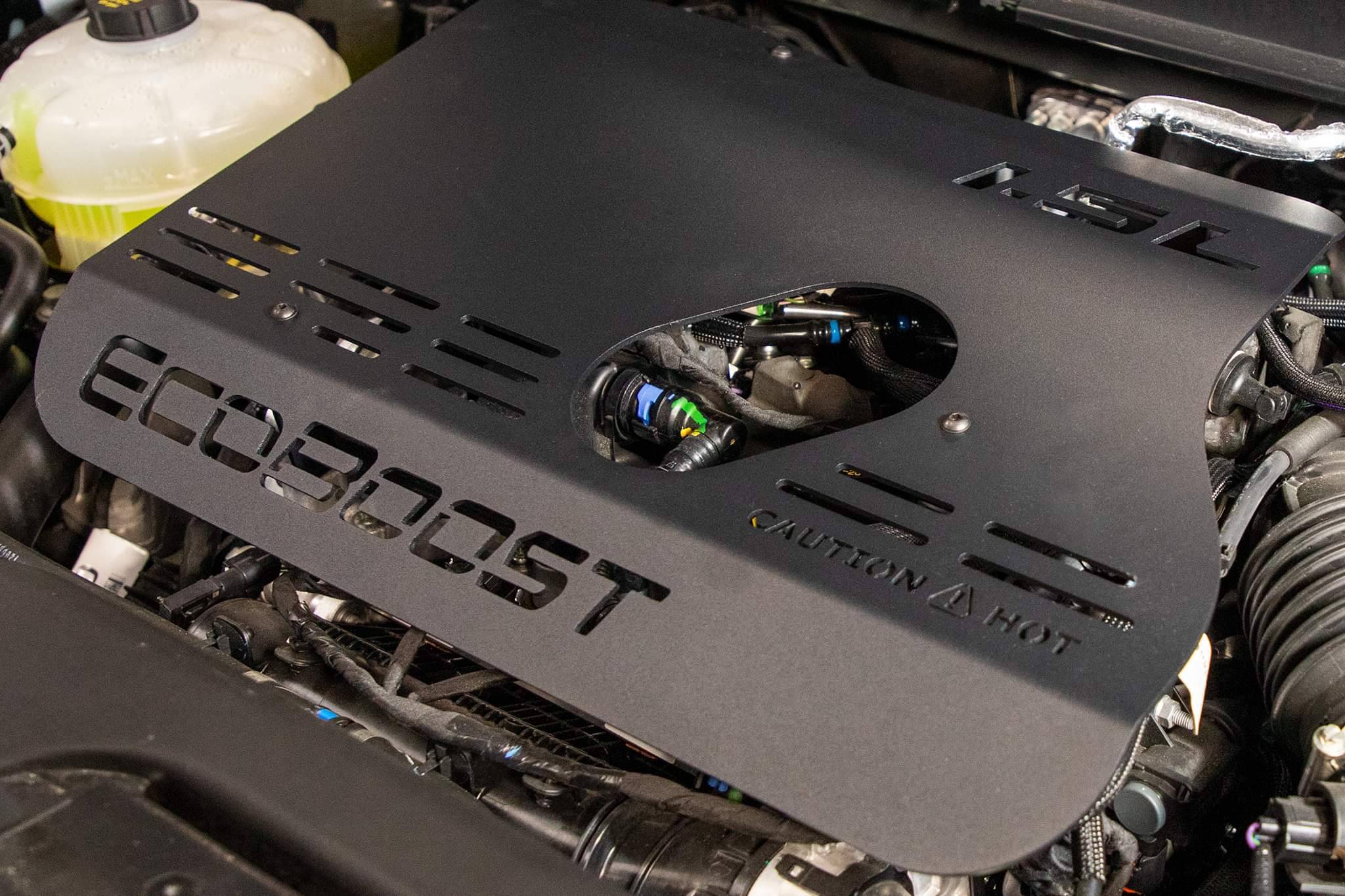 Ford Bronco Sport Sneak peek at a prototype engine cover for the 2.0L (Badlands, etc.) and for the 1.5L Models IMG_9154