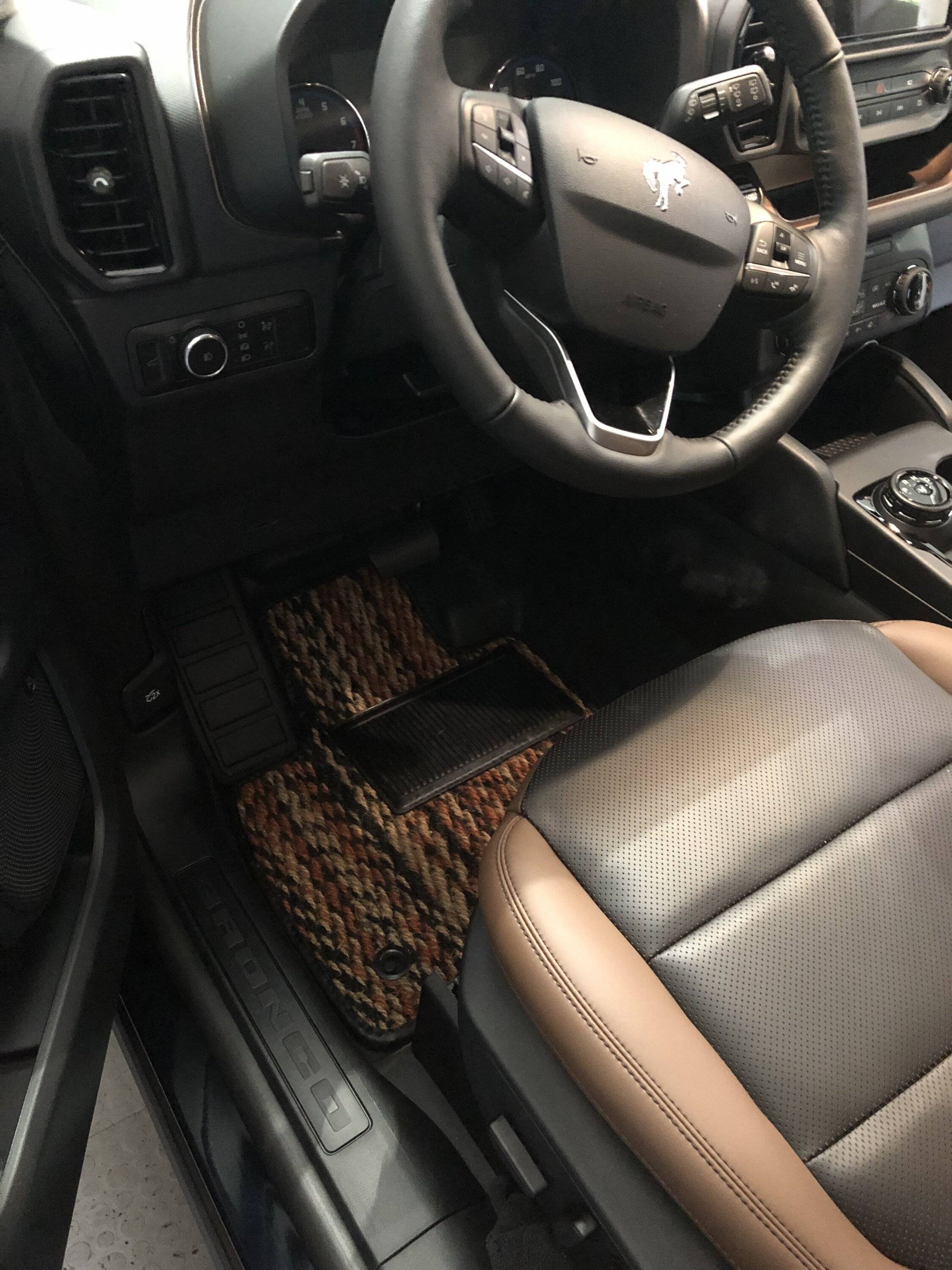Ford Bronco Sport Coco Floor Mats w/photos driver_coco