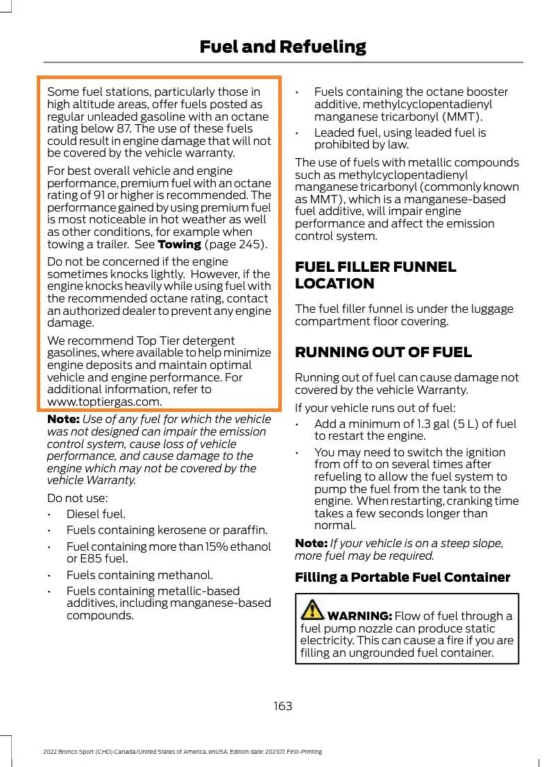 Ford Bronco Sport TOP TIER - High Quality Fuel ... 2022-Ford-Bronco-Sport-Owners-Manual-version-1_om_EN-US_09_2021-166