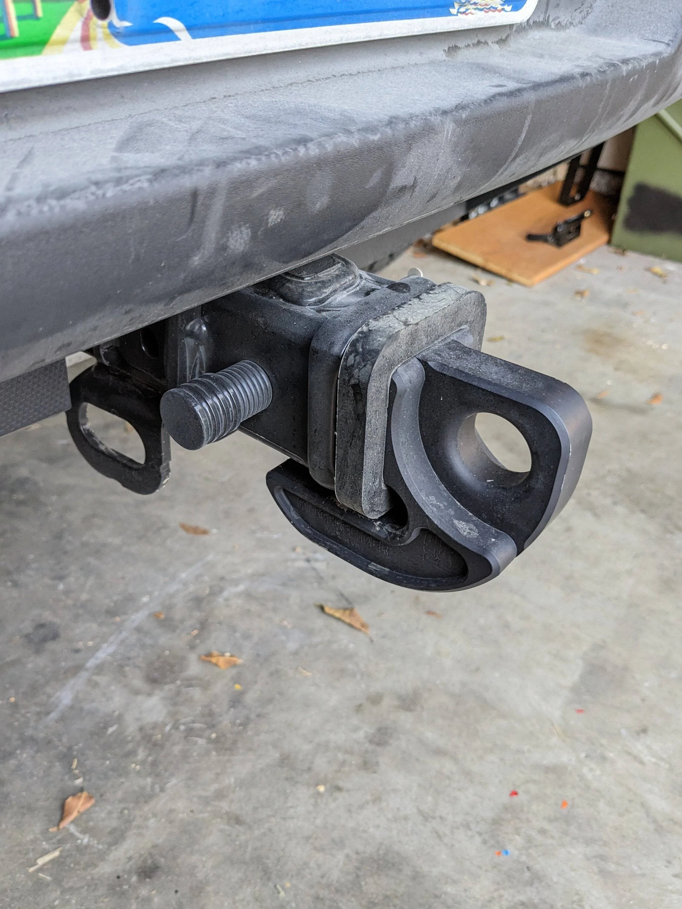 Ford Bronco Sport Slop in the trailer hitch receiver gone... PXL_20231209_155022036