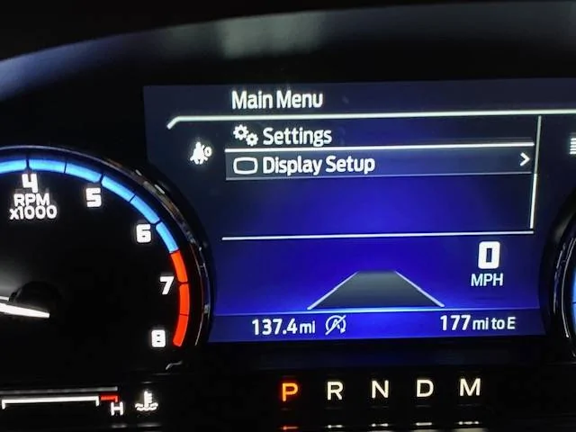 Ford Bronco Sport Not much options to set in Settings and Display Setup Menu