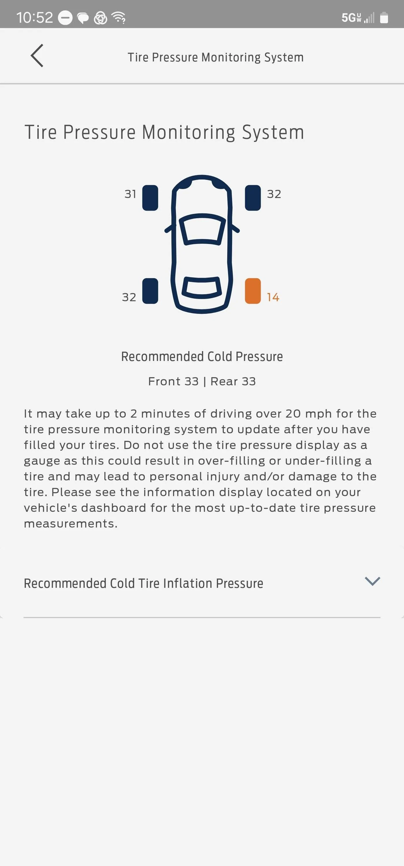 Ford Bronco Sport On Board Tire Pressure gauge and spare 1000007768