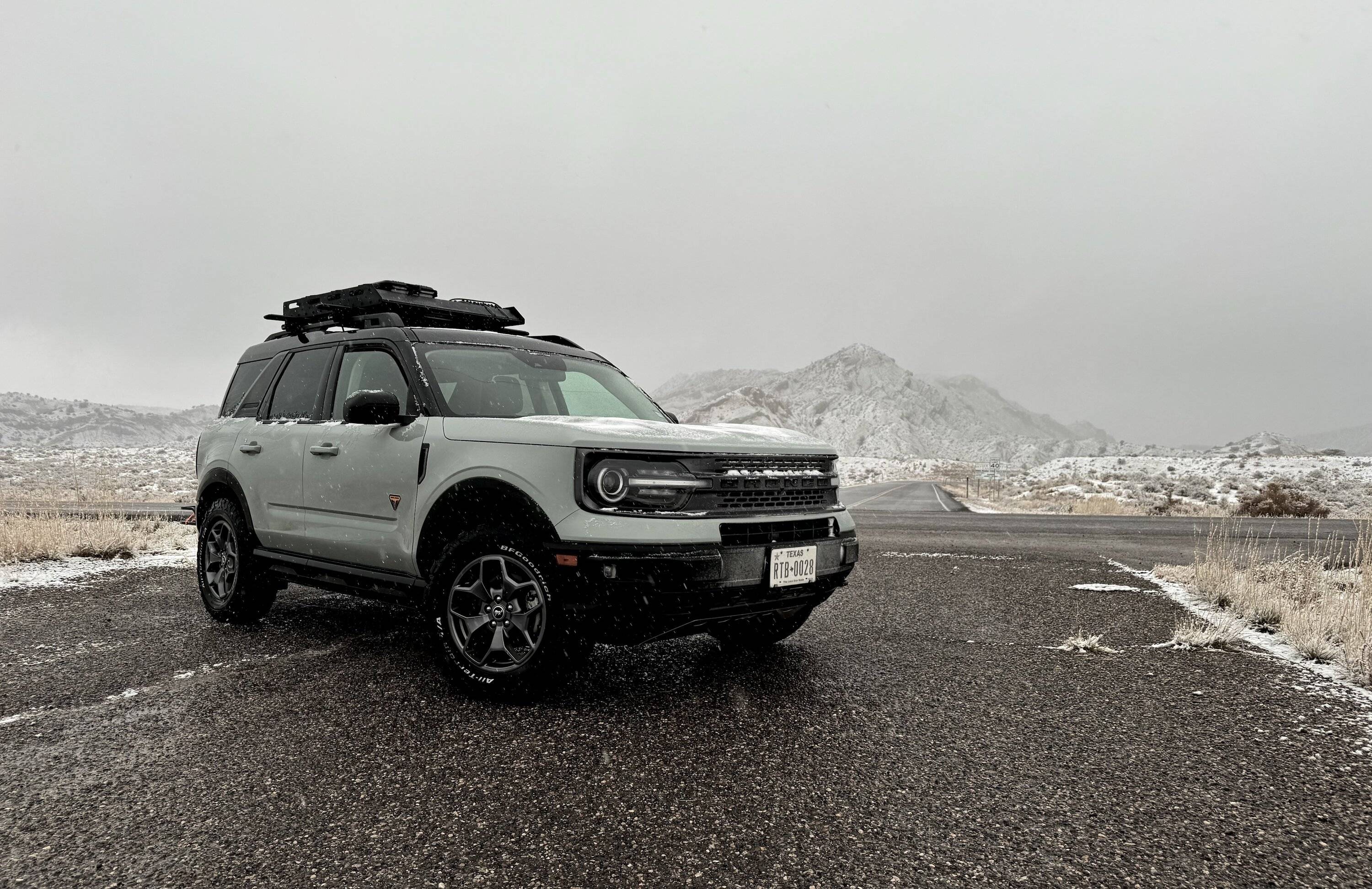 Ford Bronco Sport First highway drive on winters. IMG_0304