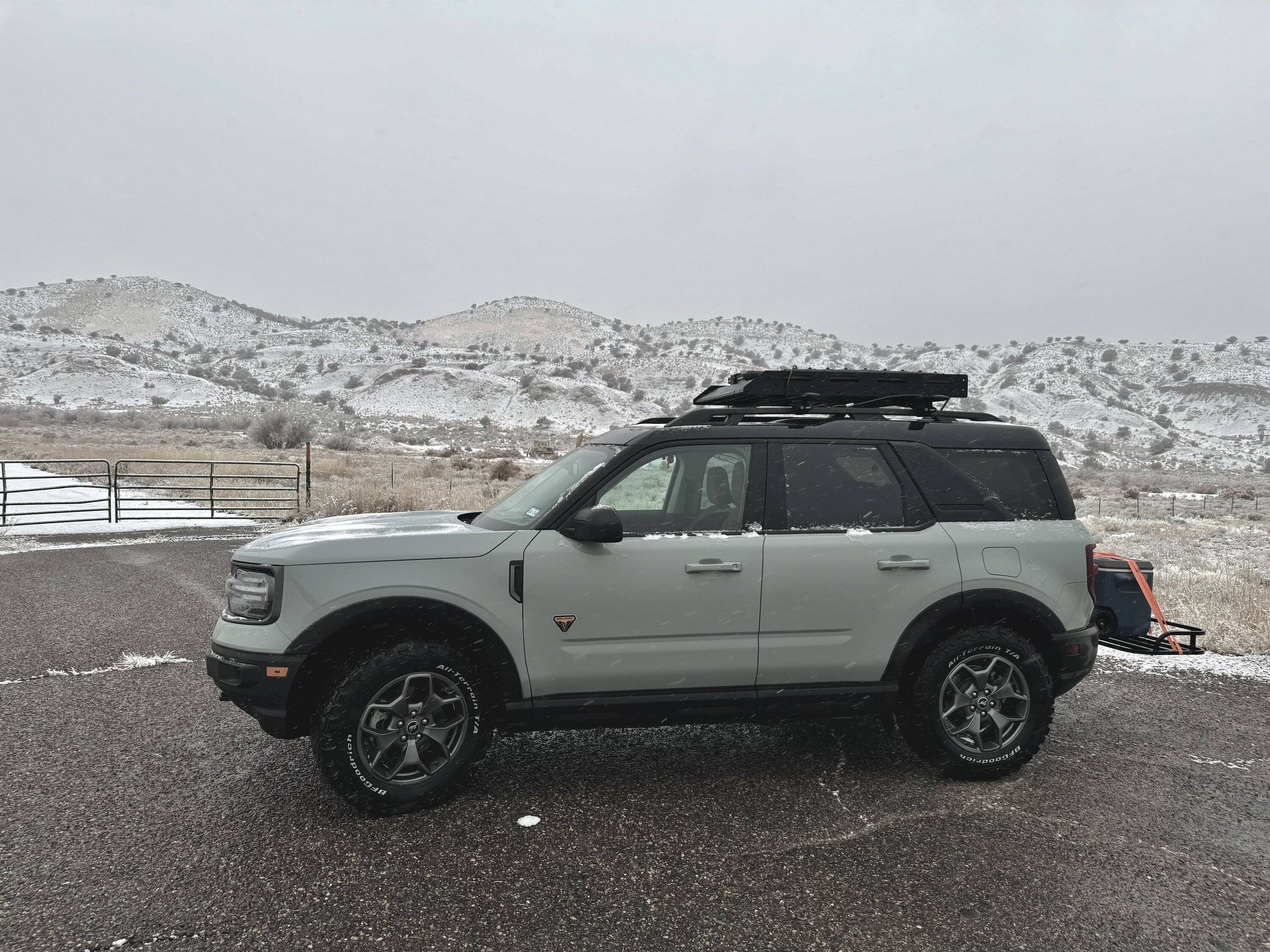 Ford Bronco Sport First highway drive on winters. IMG_0300