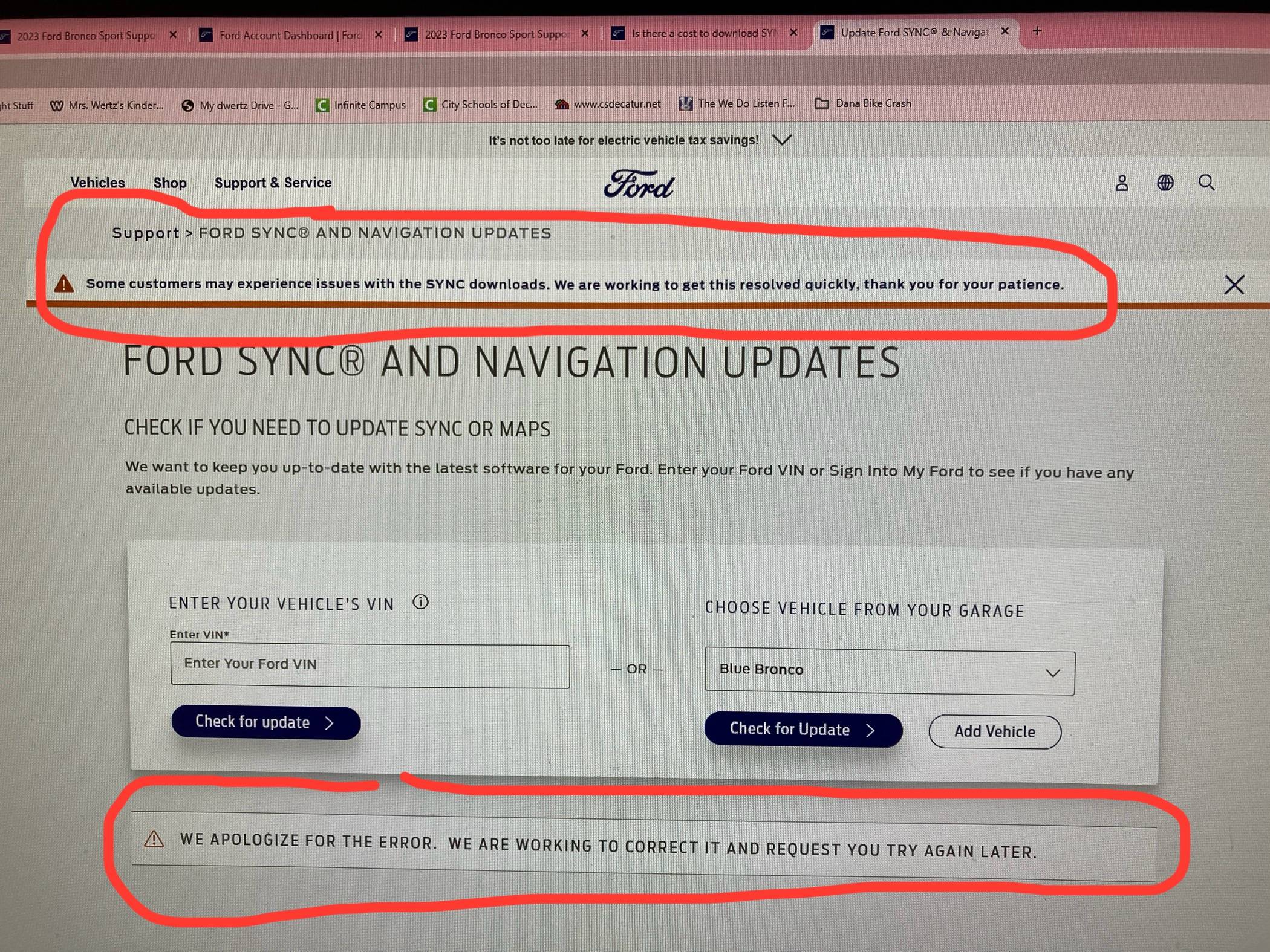 Ford Bronco Sport Sync 3.4 Build 23188 Now Available 9/2/23 IMG_4235