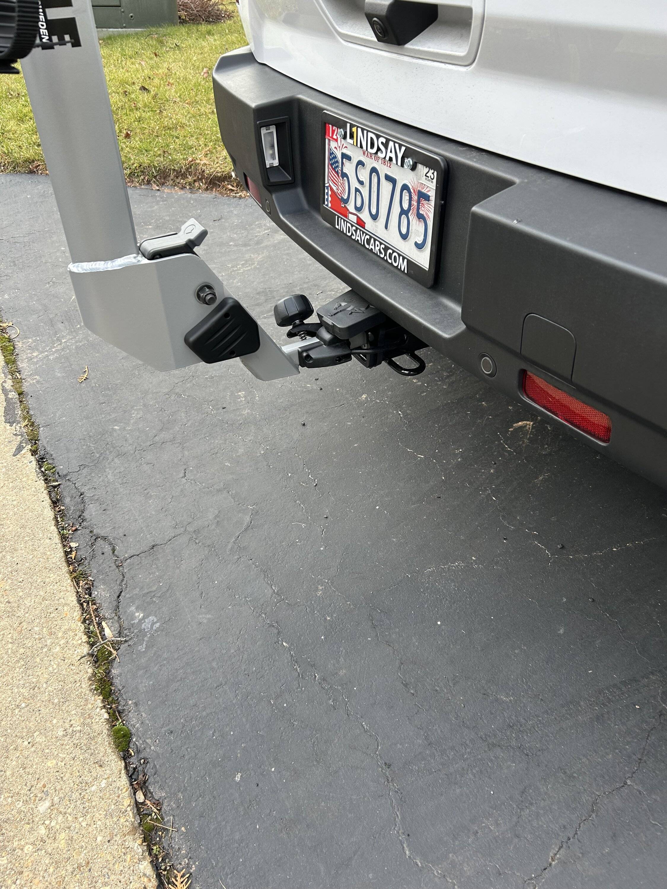 Ford Bronco Sport Curt Hitch Installed IMG_3712