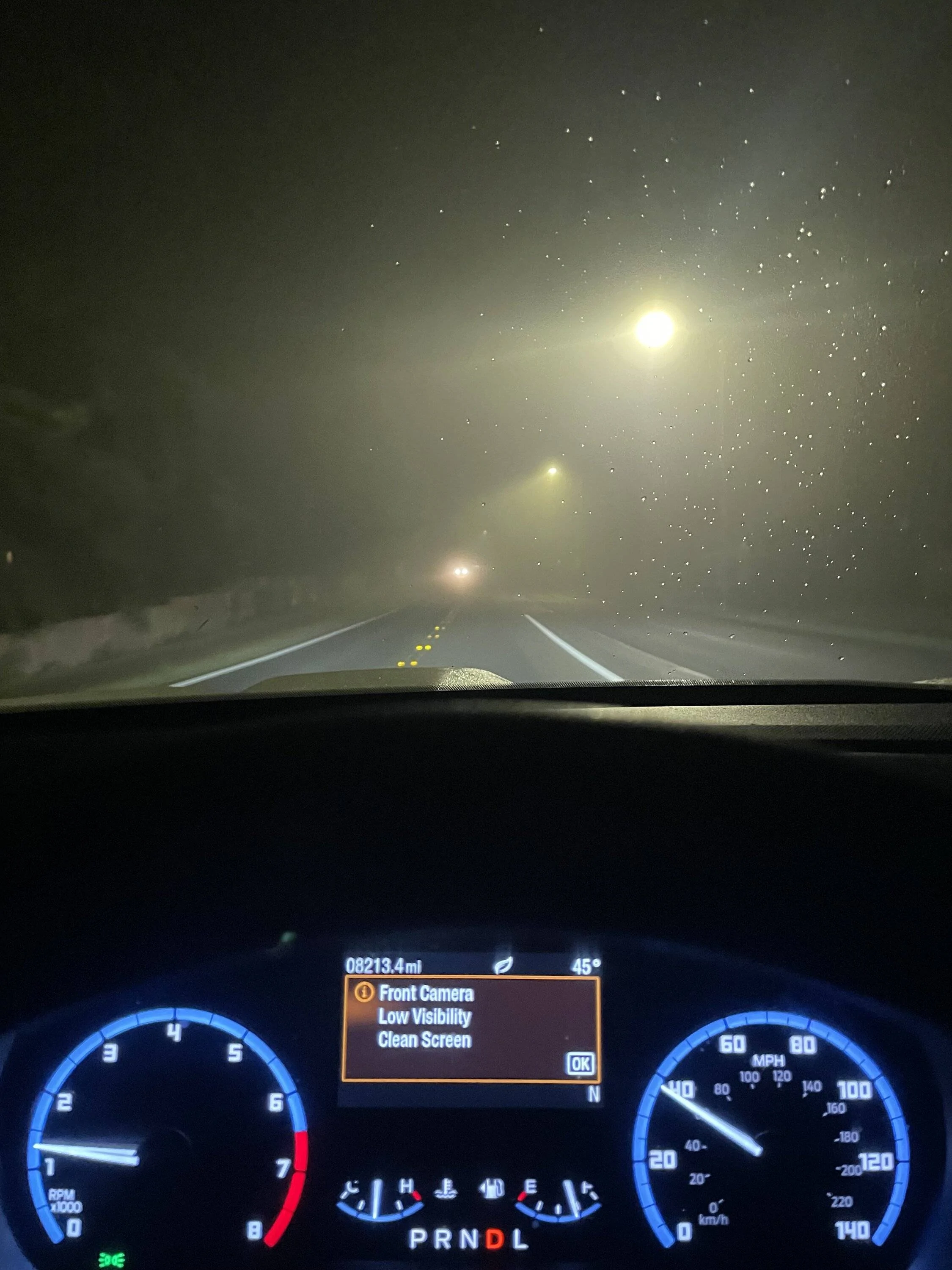 Ford Bronco Sport Fog affects precollision assist/front camera IMG_3294