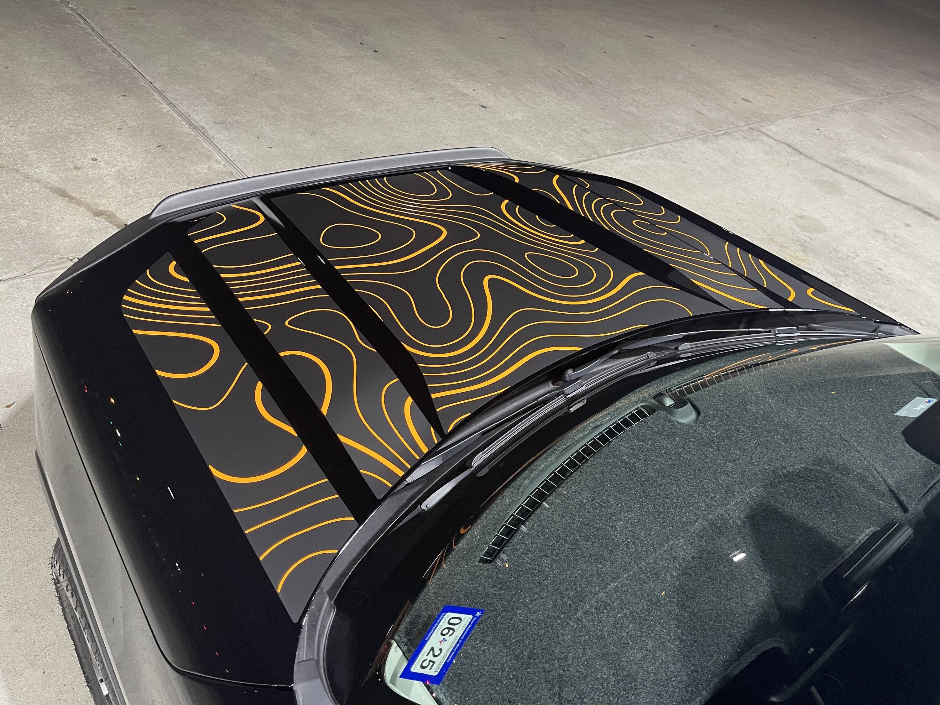 Ford Bronco Sport Additional outer hood graphics (from Underground Graphics) 3BA04413-C16D-4981-886A-3F5632193CDA