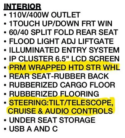 Ford Bronco Sport Bottom of Consumer Reports ratings Interior Steering Wheel Highlights