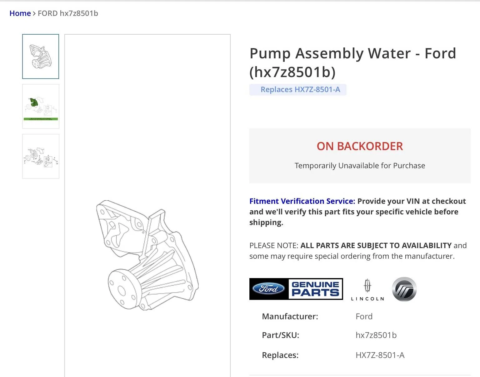 Ford Bronco Sport Water pump leak C77E62AE-EDF0-4B74-B074-BD0ECCC161C2