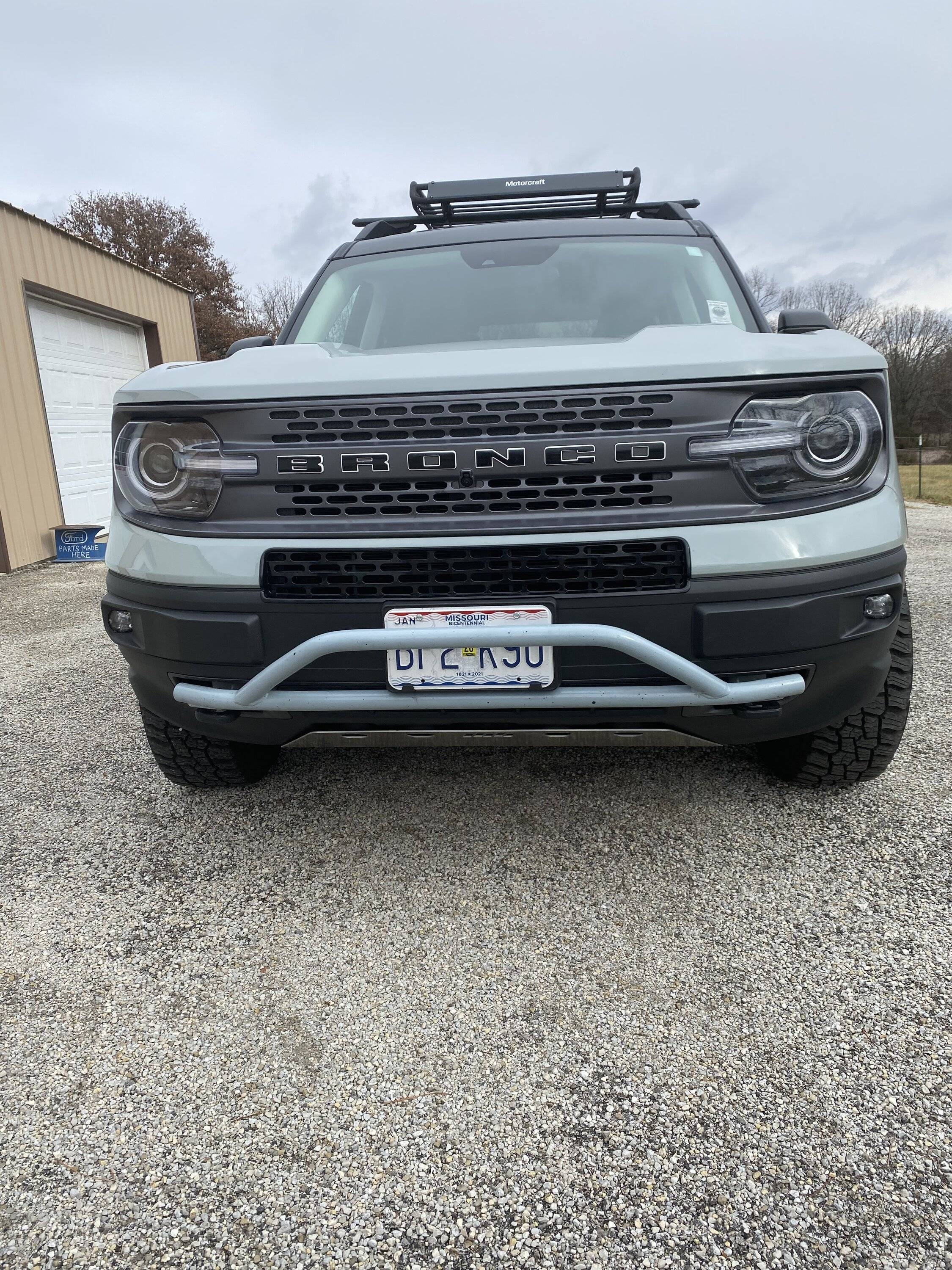 Ford Bronco Sport Lower grille installed IMG_2953