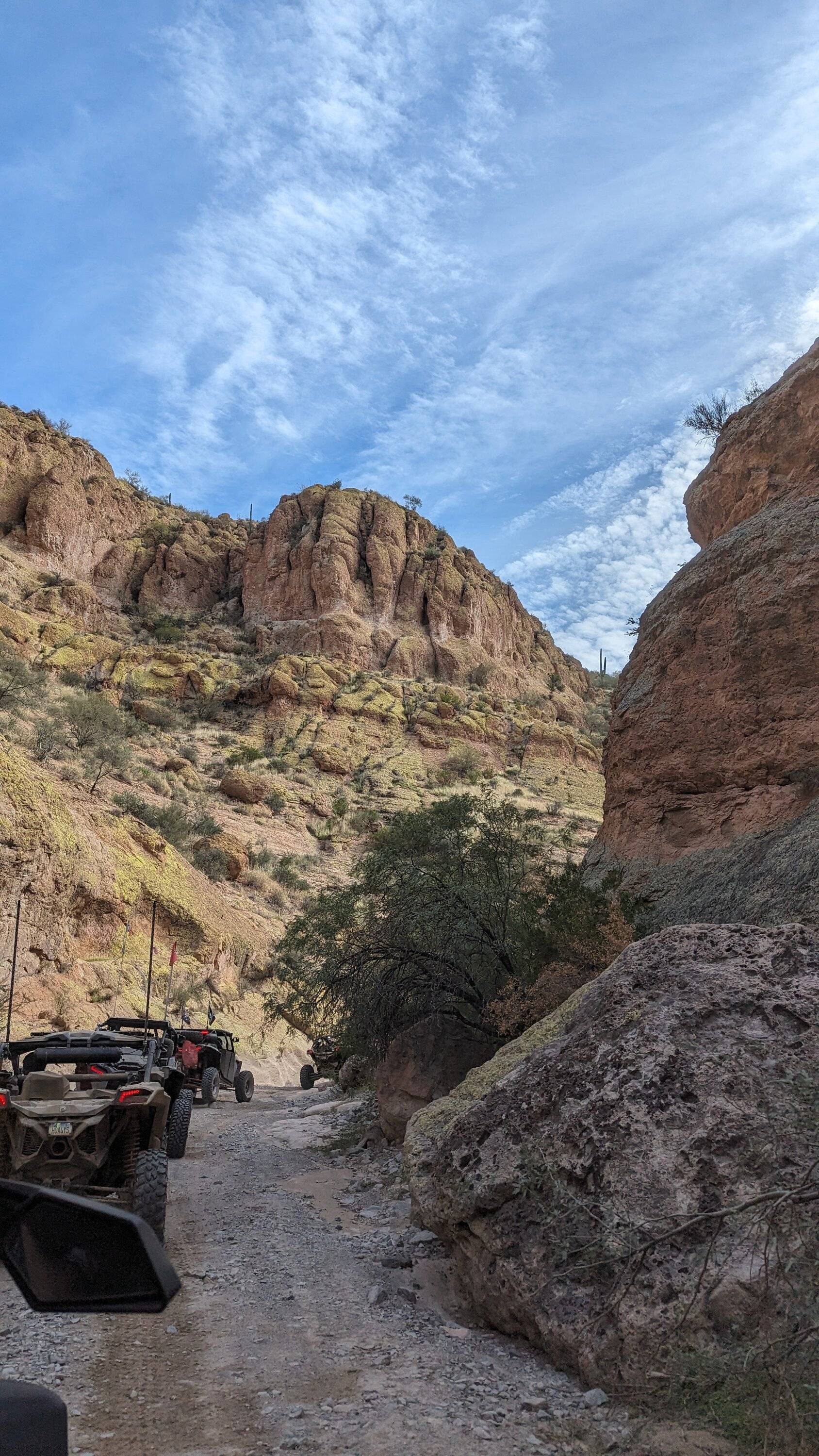 Ford Bronco Sport New Years Eve Ride in Box Canyon PXL_20231231_200554617